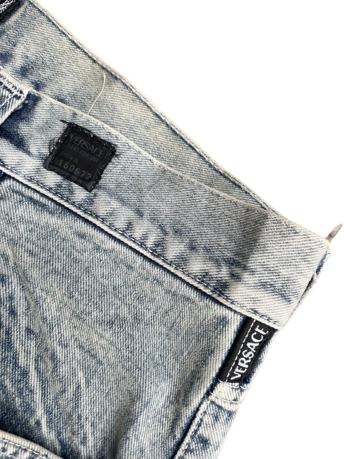 Versace Vintage Versace Stone Wash Denim Size US 35 - 10 Thumbnail