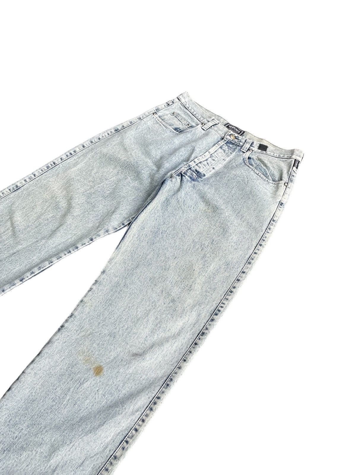 Versace Vintage Versace Stone Wash Denim Size US 35 - 3 Thumbnail
