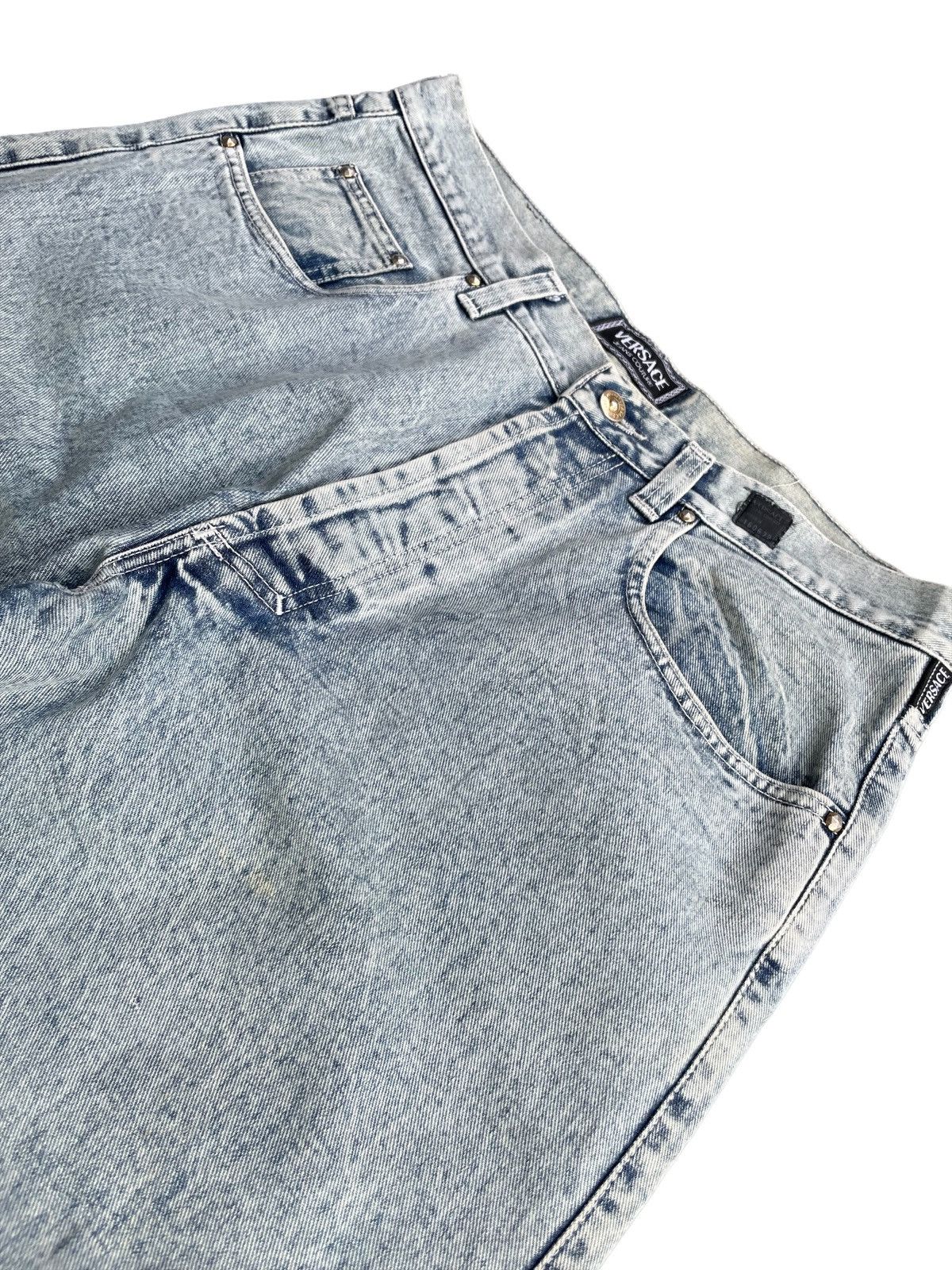 Versace Vintage Versace Stone Wash Denim Size US 35 - 7 Thumbnail