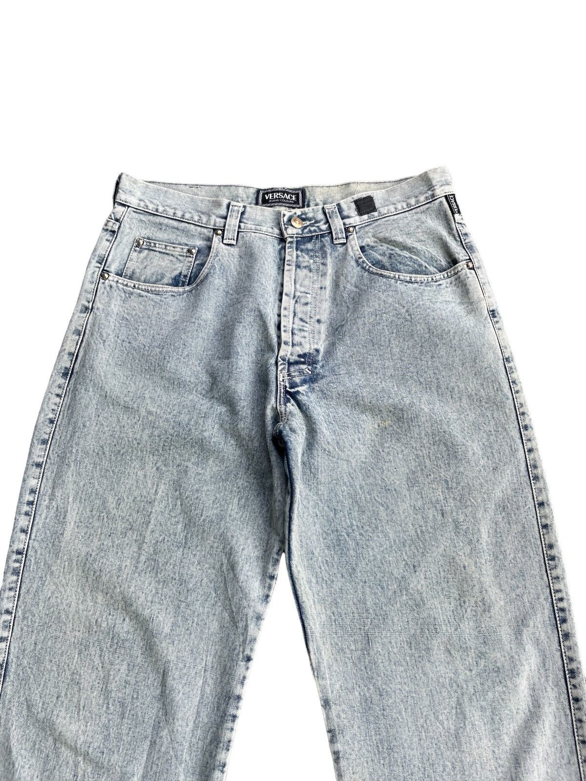 Versace Vintage Versace Stone Wash Denim Size US 35 - 5 Thumbnail