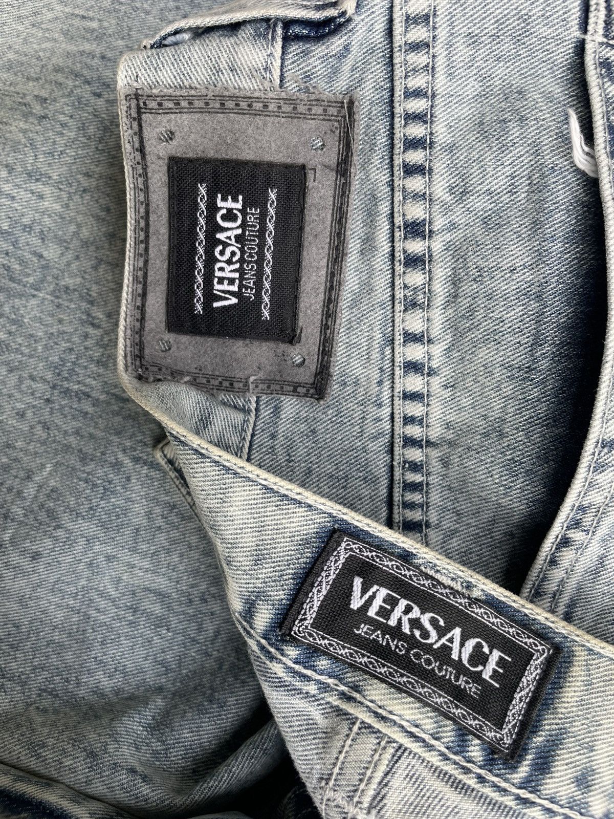 Versace Vintage Versace Stone Wash Denim Size US 35 - 16 Thumbnail