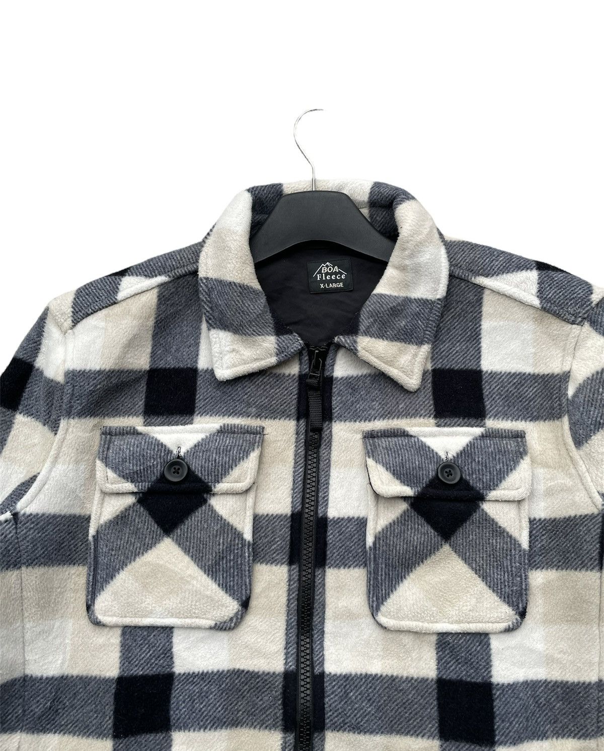 Uniqlo Boa Fleece Uniqlo Checkered Jacket Size US L / EU 52-54 / 3 - 7 Thumbnail