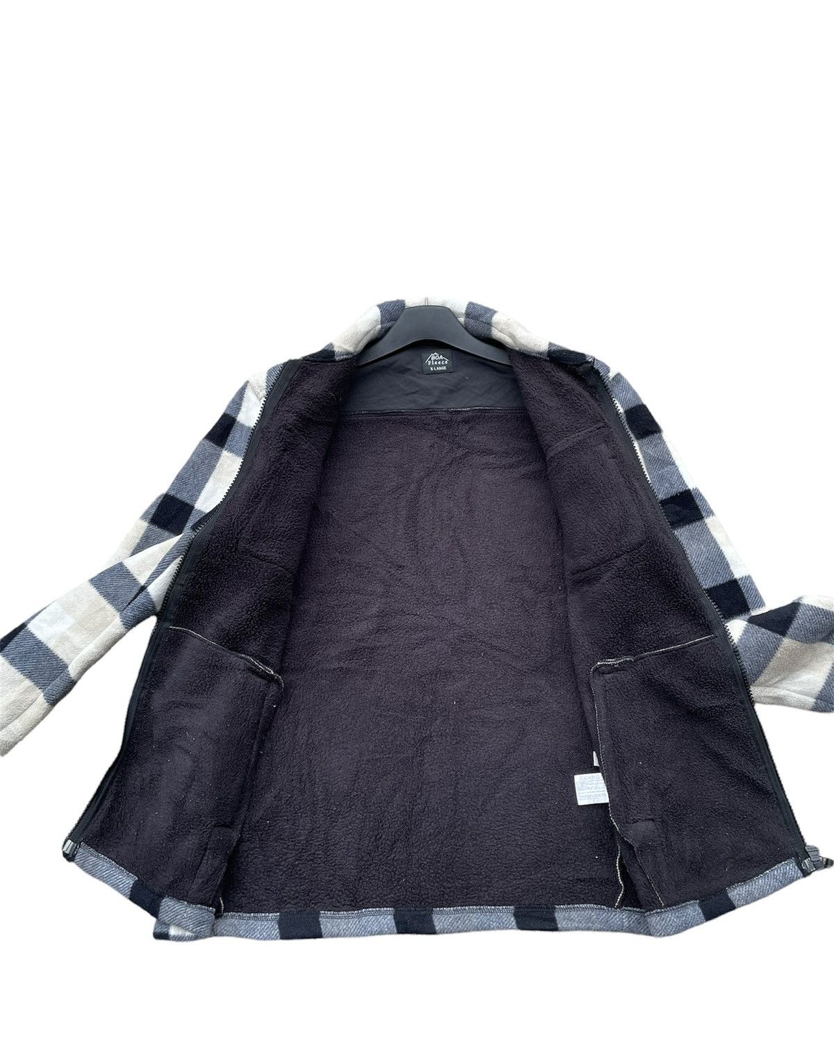 Uniqlo Boa Fleece Uniqlo Checkered Jacket Size US L / EU 52-54 / 3 - 10 Thumbnail