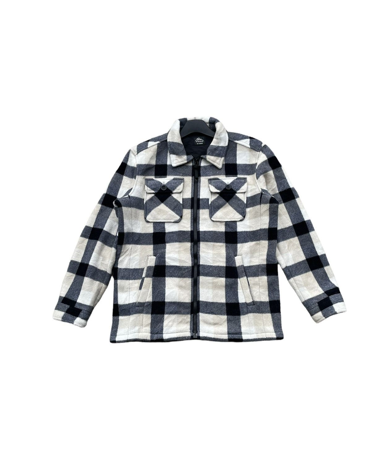 Uniqlo Boa Fleece Uniqlo Checkered Jacket Size US L / EU 52-54 / 3 - 1 Thumbnail