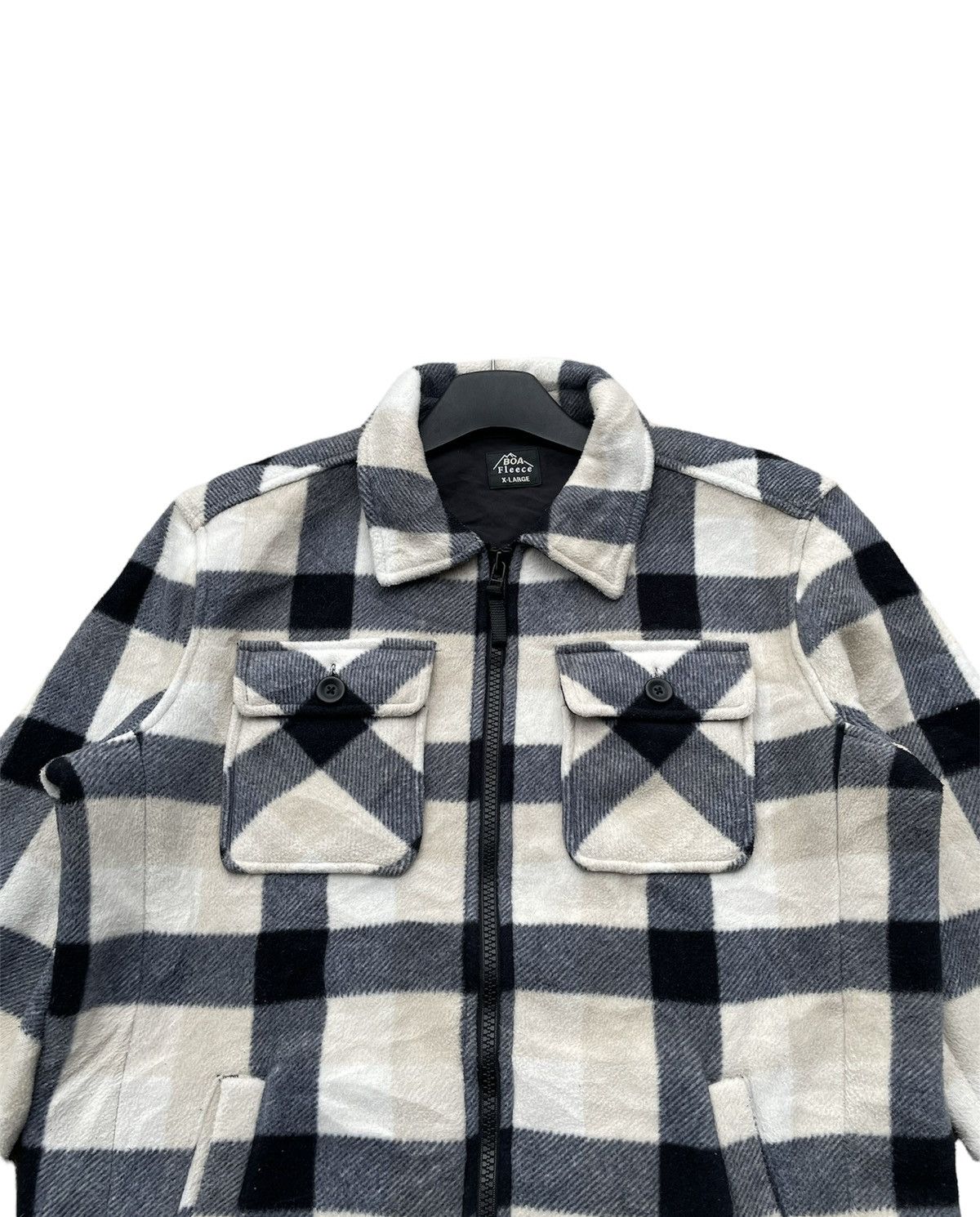 Uniqlo Boa Fleece Uniqlo Checkered Jacket Size US L / EU 52-54 / 3 - 4 Thumbnail
