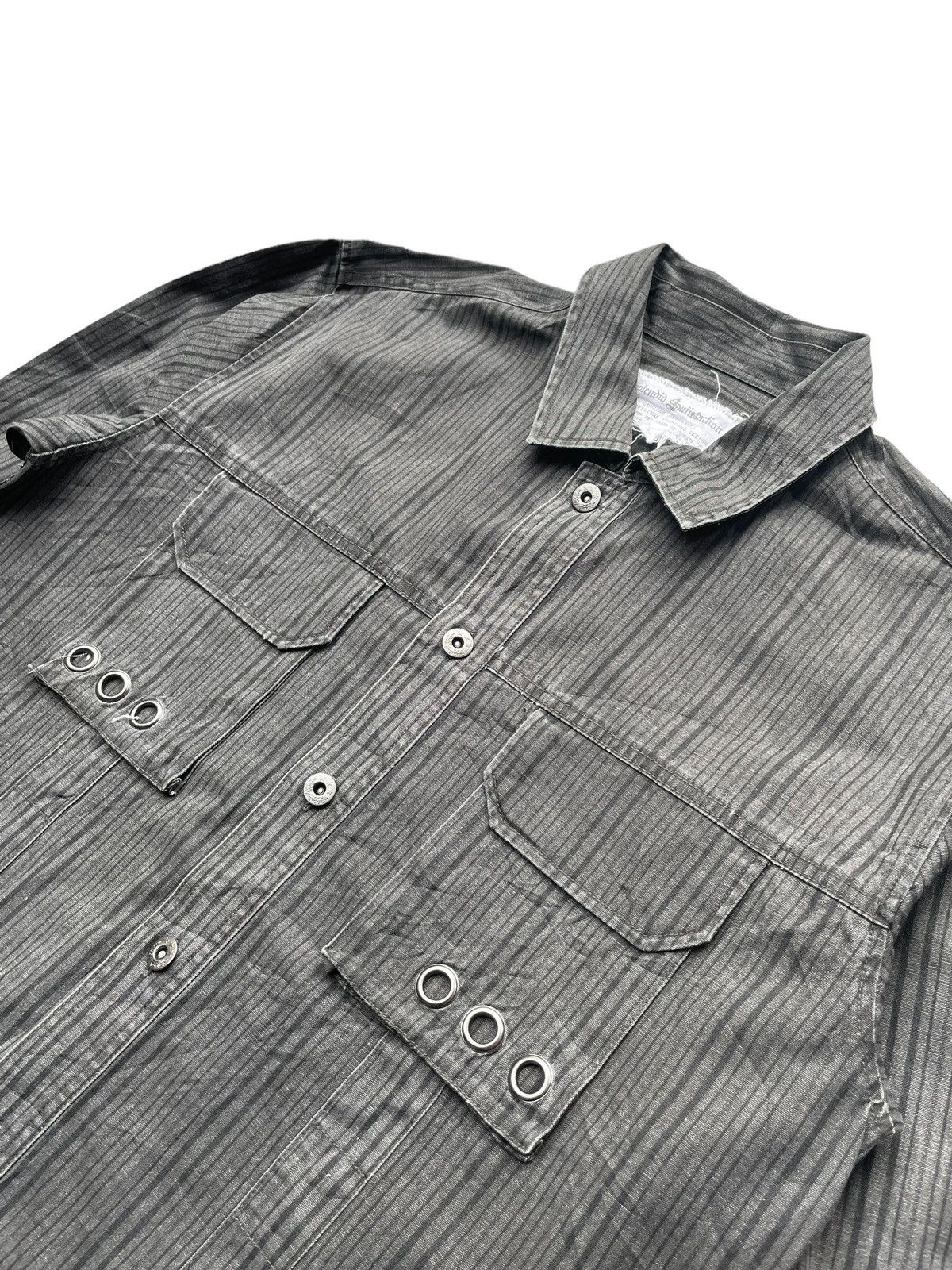 Japanese Brand Splendid Satisfaction Stripes Denim Shirt Size US L / EU 52-54 / 3 - 2 Thumbnail