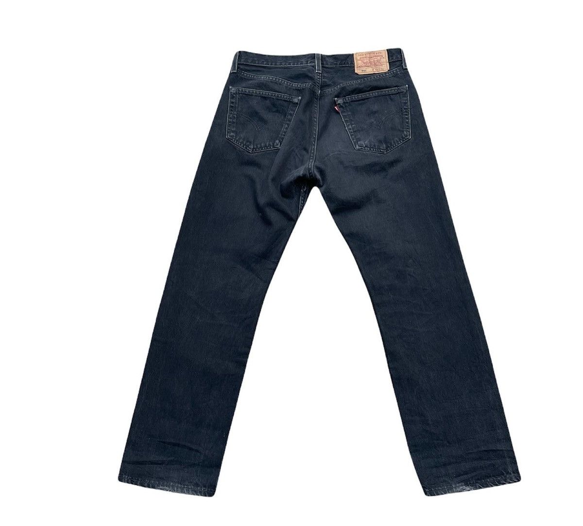 Levi's Vintage Levis 501 e 1997 Usa Super Black Denim Size US 33 - 4 Thumbnail