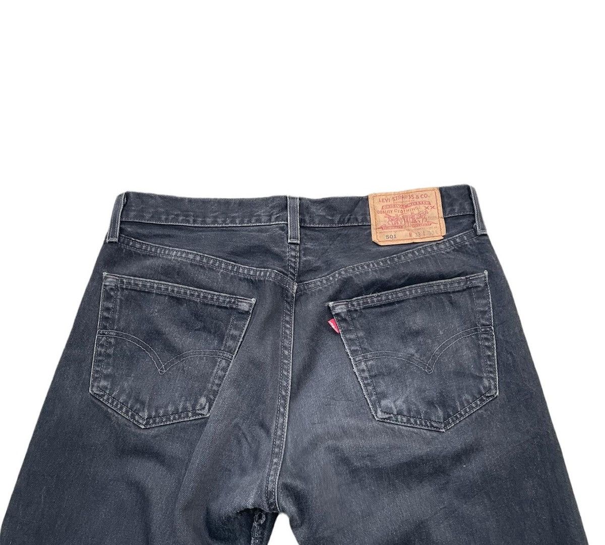 Levi's Vintage Levis 501 e 1997 Usa Super Black Denim Size US 33 - 5 Thumbnail