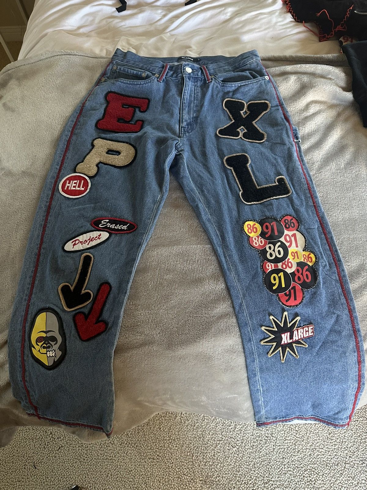 X Large Erased project x xlarge jeans | Grailed