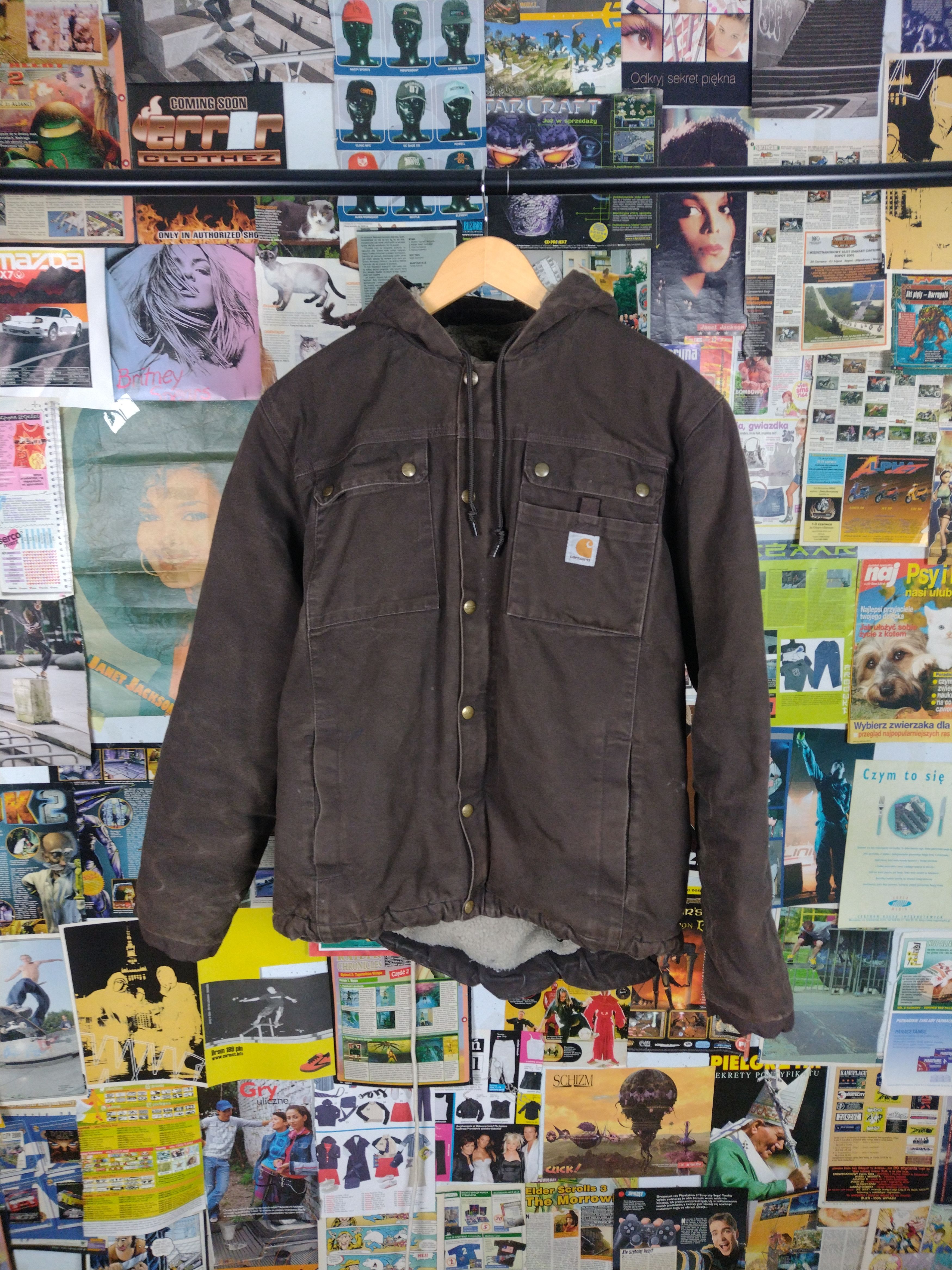 CARHARTT BARLETT SANDSTONE BROWN JACKET ACTIVE