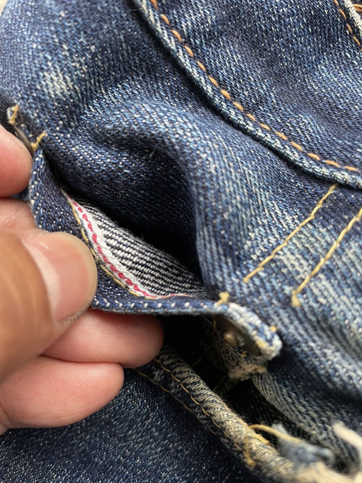Edwin Vintage Edwin 505XX Selvedge Aging Distressed Size US 28 / EU 44 - 18 Thumbnail