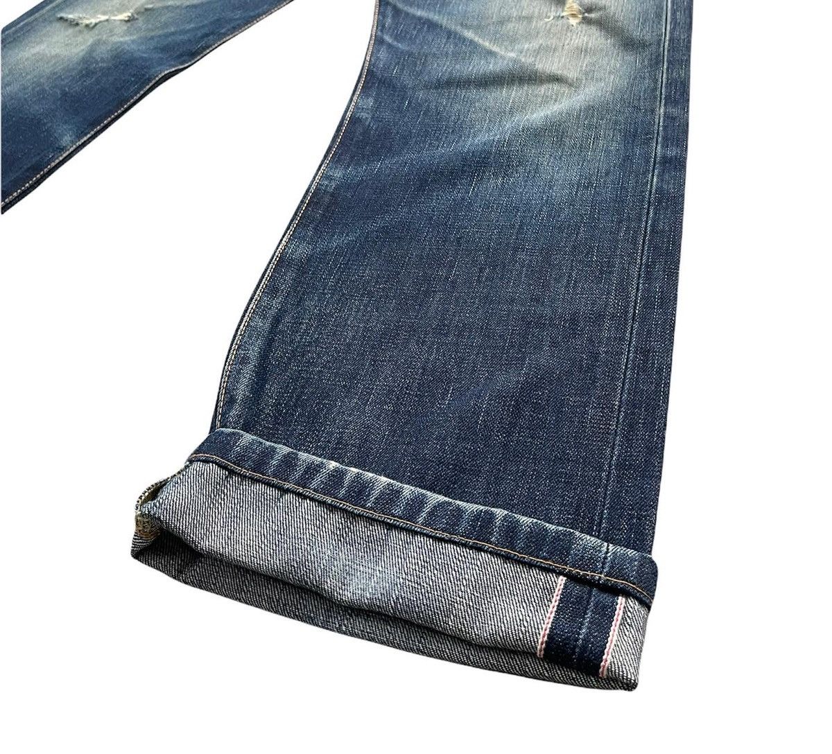 Edwin Vintage Edwin 505XX Selvedge Aging Distressed Size US 28 / EU 44 - 2 Thumbnail