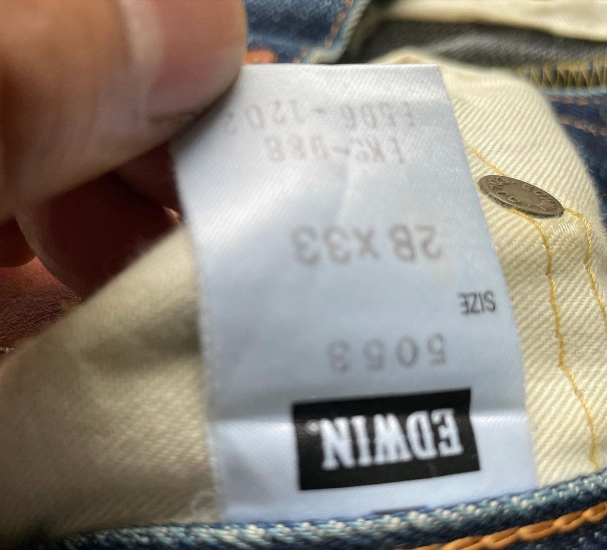 Edwin Vintage Edwin 505XX Selvedge Aging Distressed Size US 28 / EU 44 - 7 Thumbnail