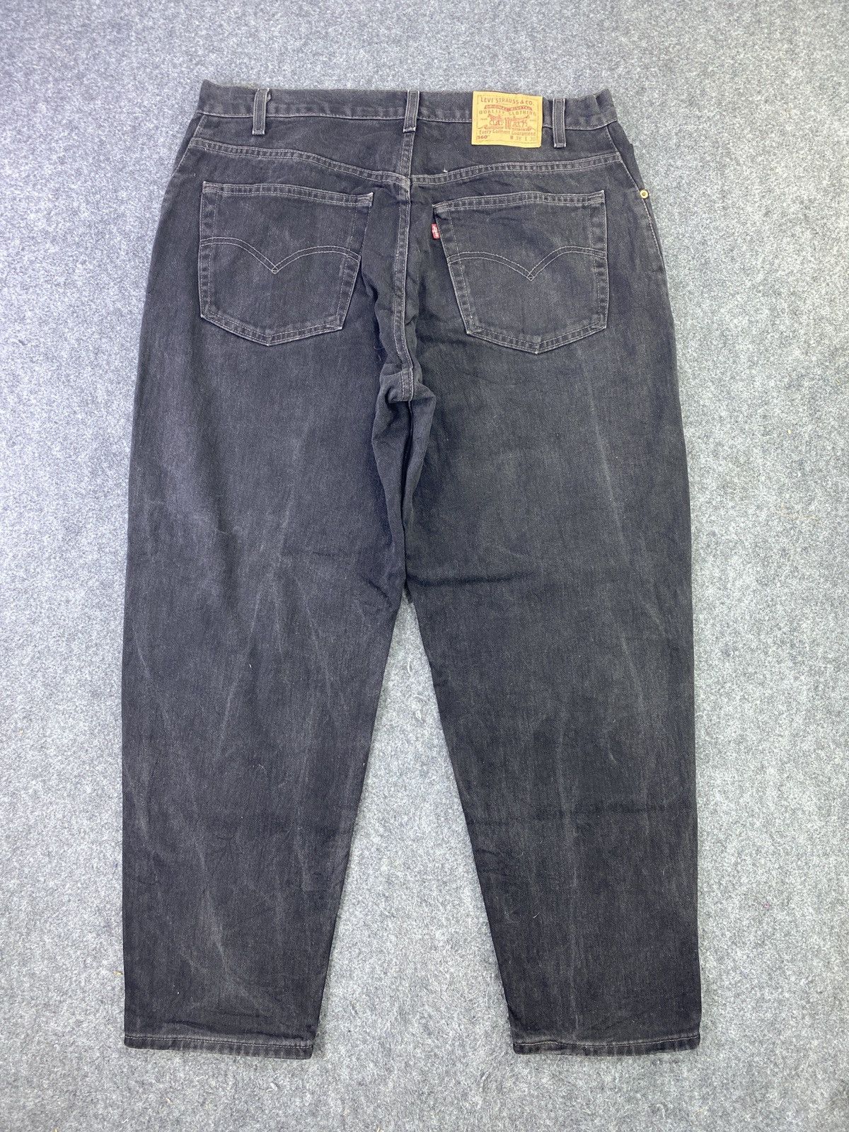 Levi's Vintage Levi's 560 Black Jeans 38x30 - J738 Size US 38 / EU 54 - 2 Thumbnail