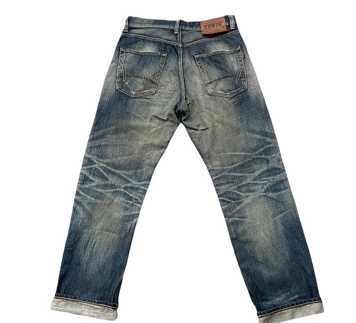 Edwin Vintage Edwin 505V Selvedge Aging Distressed Size US 36 / EU 52 - 2 Thumbnail