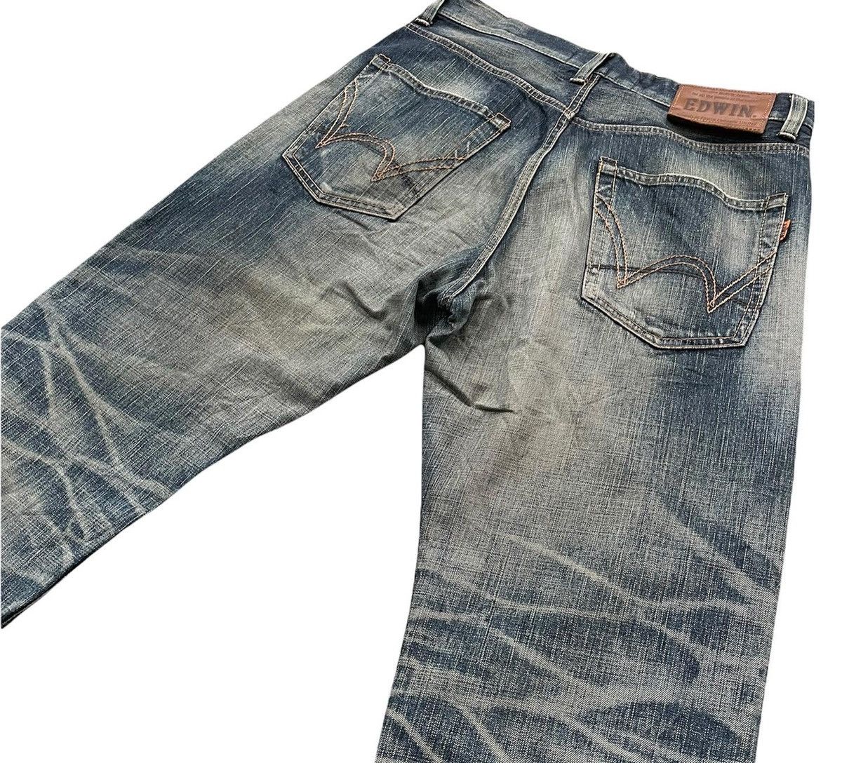 Edwin Vintage Edwin 505V Selvedge Aging Distressed Size US 36 / EU 52 - 6 Thumbnail