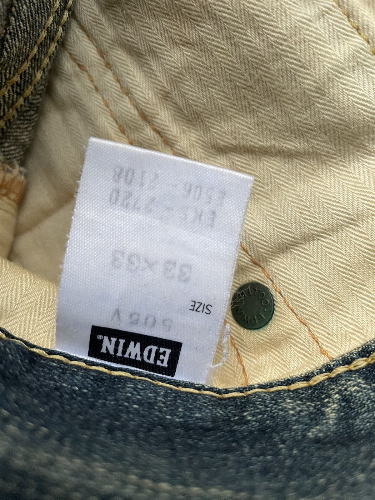 Edwin Vintage Edwin 505V Selvedge Aging Distressed Size US 36 / EU 52 - 18 Thumbnail