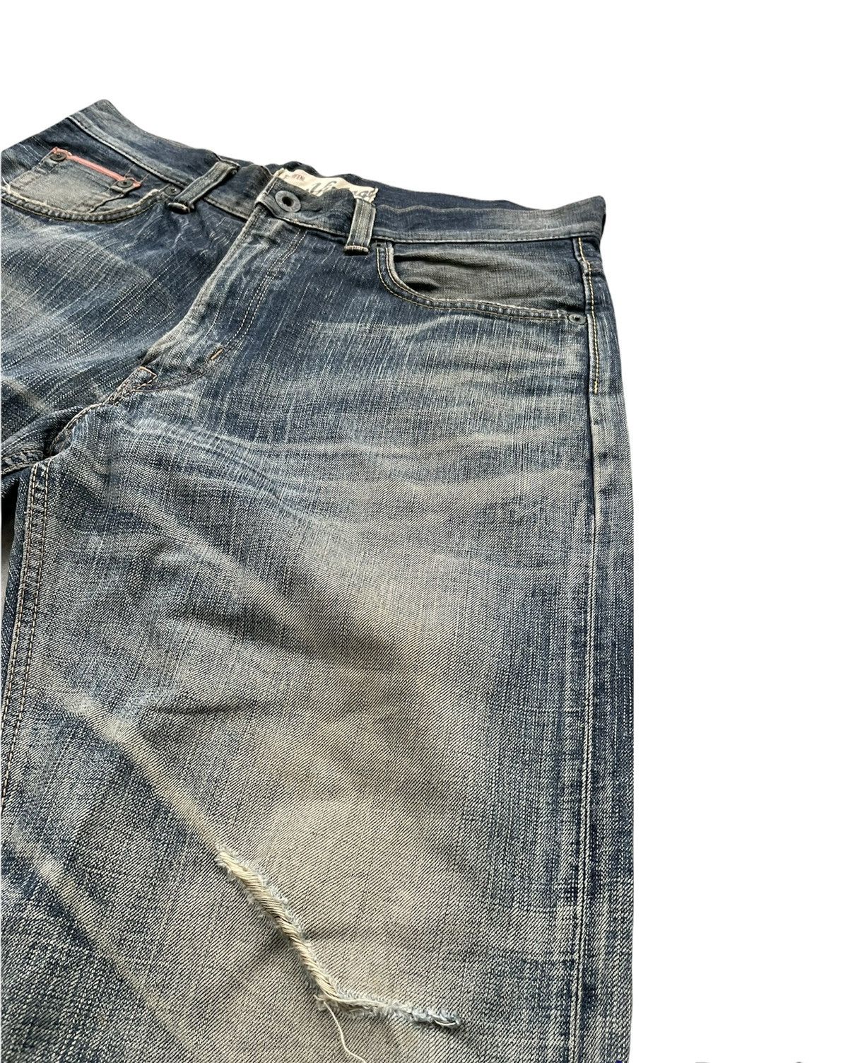 Edwin Vintage Edwin 505V Selvedge Aging Distressed Size US 36 / EU 52 - 11 Thumbnail