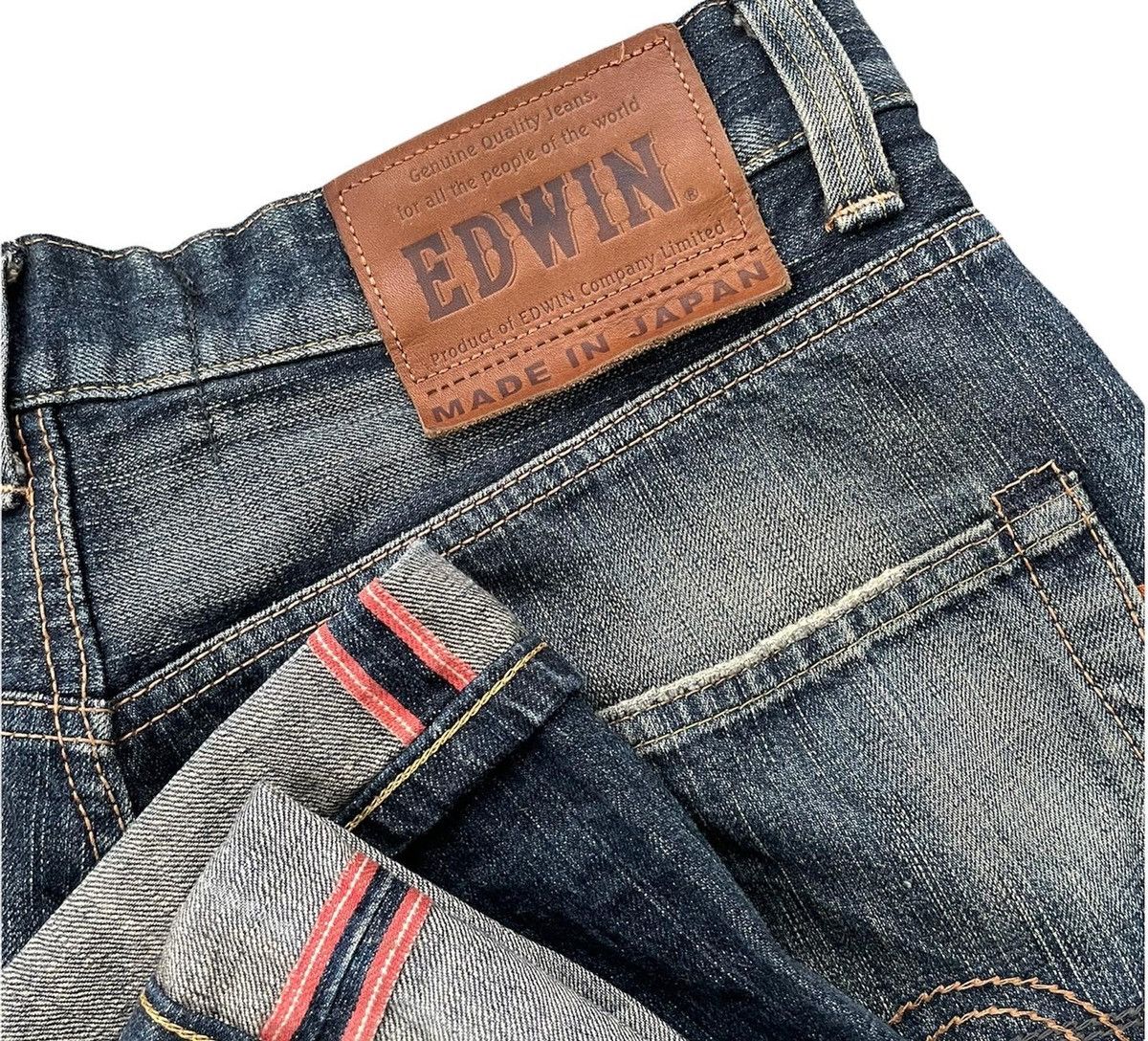 Edwin Vintage Edwin 505V Selvedge Aging Distressed Size US 36 / EU 52 - 7 Thumbnail