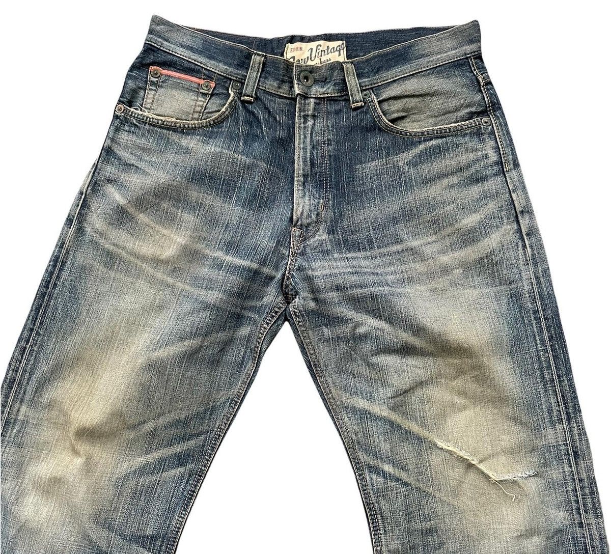Edwin Vintage Edwin 505V Selvedge Aging Distressed Size US 36 / EU 52 - 4 Thumbnail