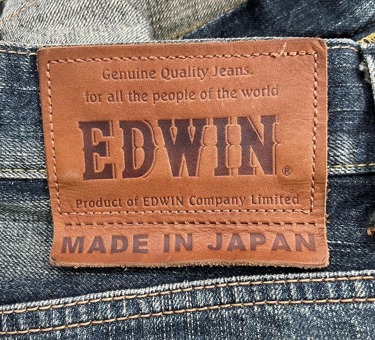 Edwin Vintage Edwin 505V Selvedge Aging Distressed Size US 36 / EU 52 - 8 Thumbnail