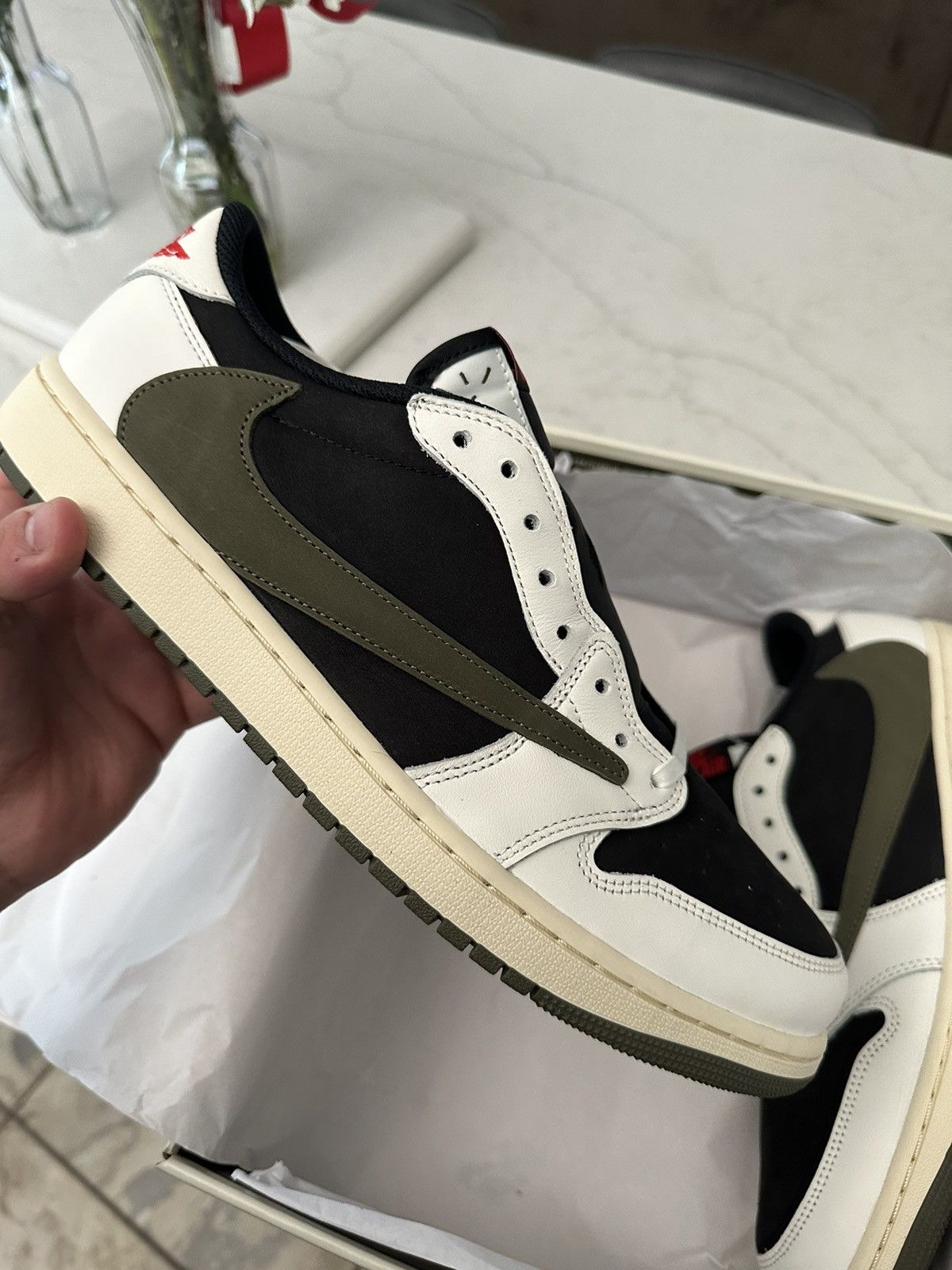 Travis scott best sale jordan 1 grailed