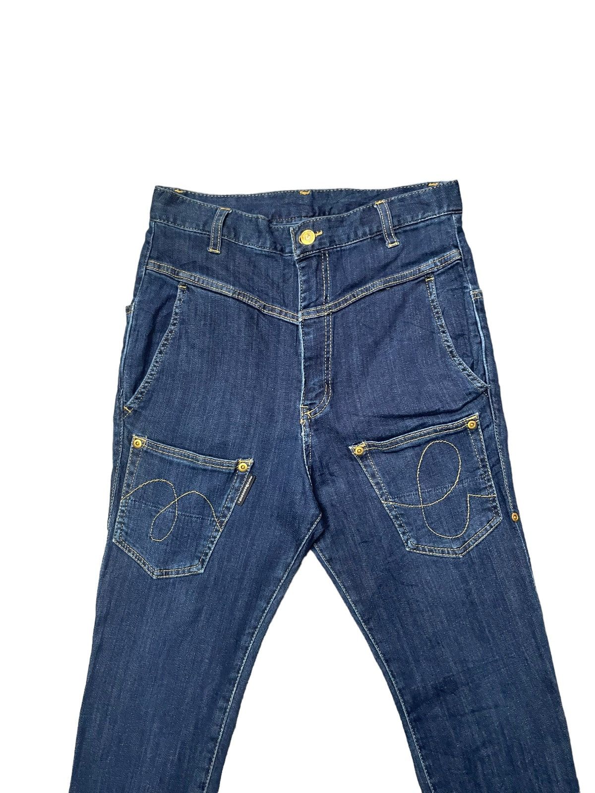 Issey Miyake × Le Grande Bleu (L.G.B.) × mercibeaucoup Mercibeaucoup Issey Miyake Custom Denim Size 28" / US 6 / IT 42 - 3 Thumbnail