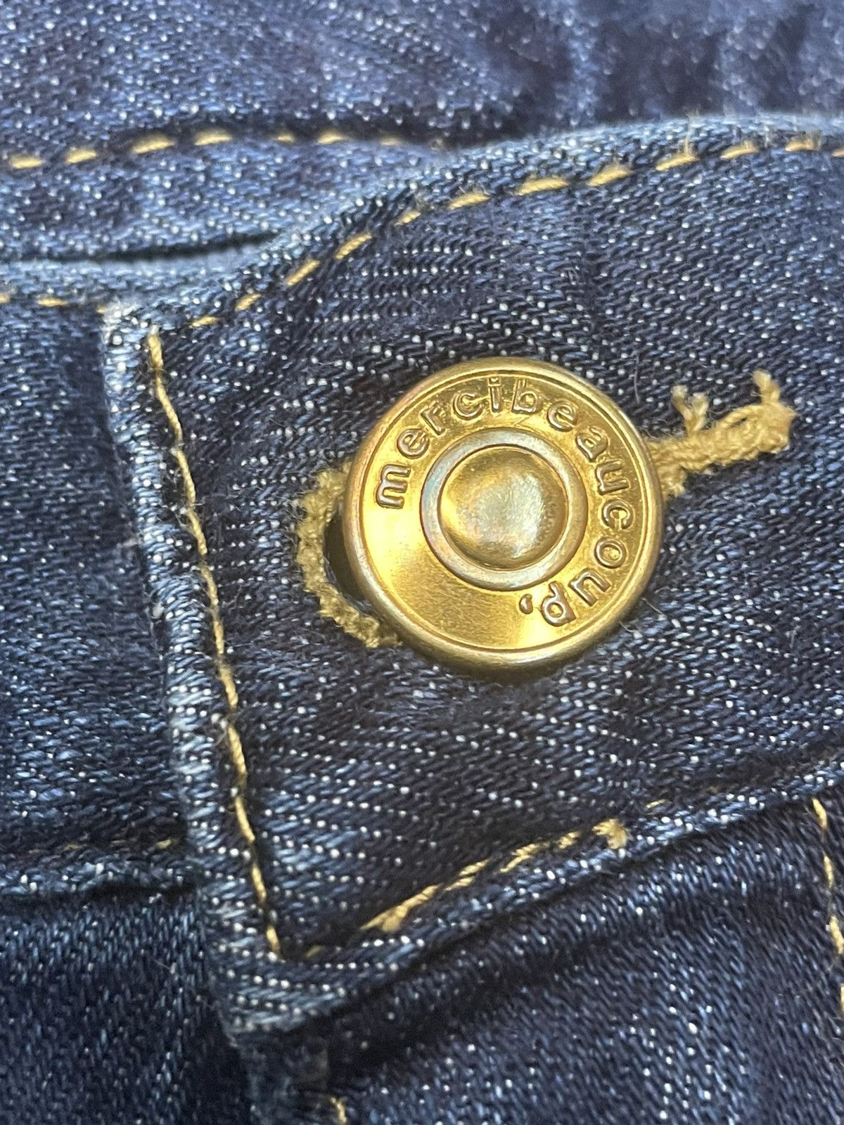 Issey Miyake × Le Grande Bleu (L.G.B.) × mercibeaucoup Mercibeaucoup Issey Miyake Custom Denim Size 28" / US 6 / IT 42 - 11 Thumbnail
