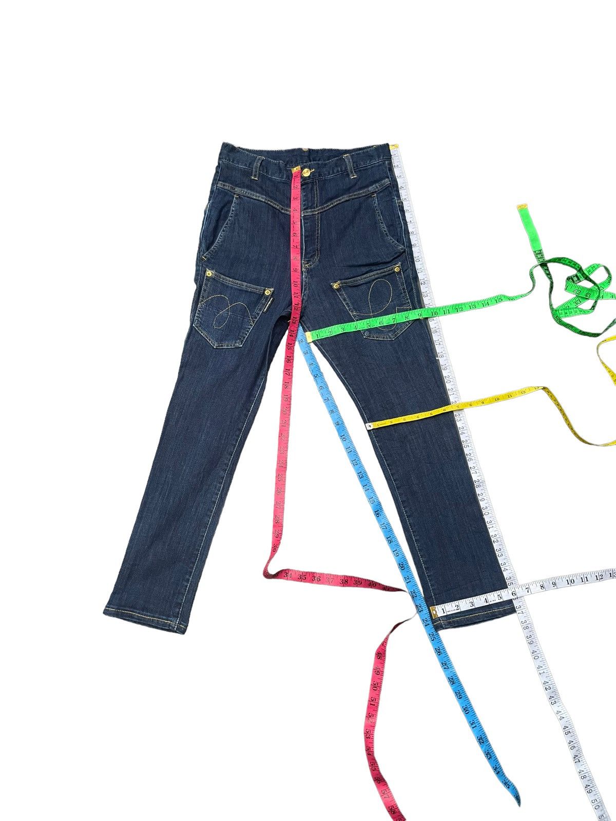 Issey Miyake × Le Grande Bleu (L.G.B.) × mercibeaucoup Mercibeaucoup Issey Miyake Custom Denim Size 28" / US 6 / IT 42 - 14 Thumbnail