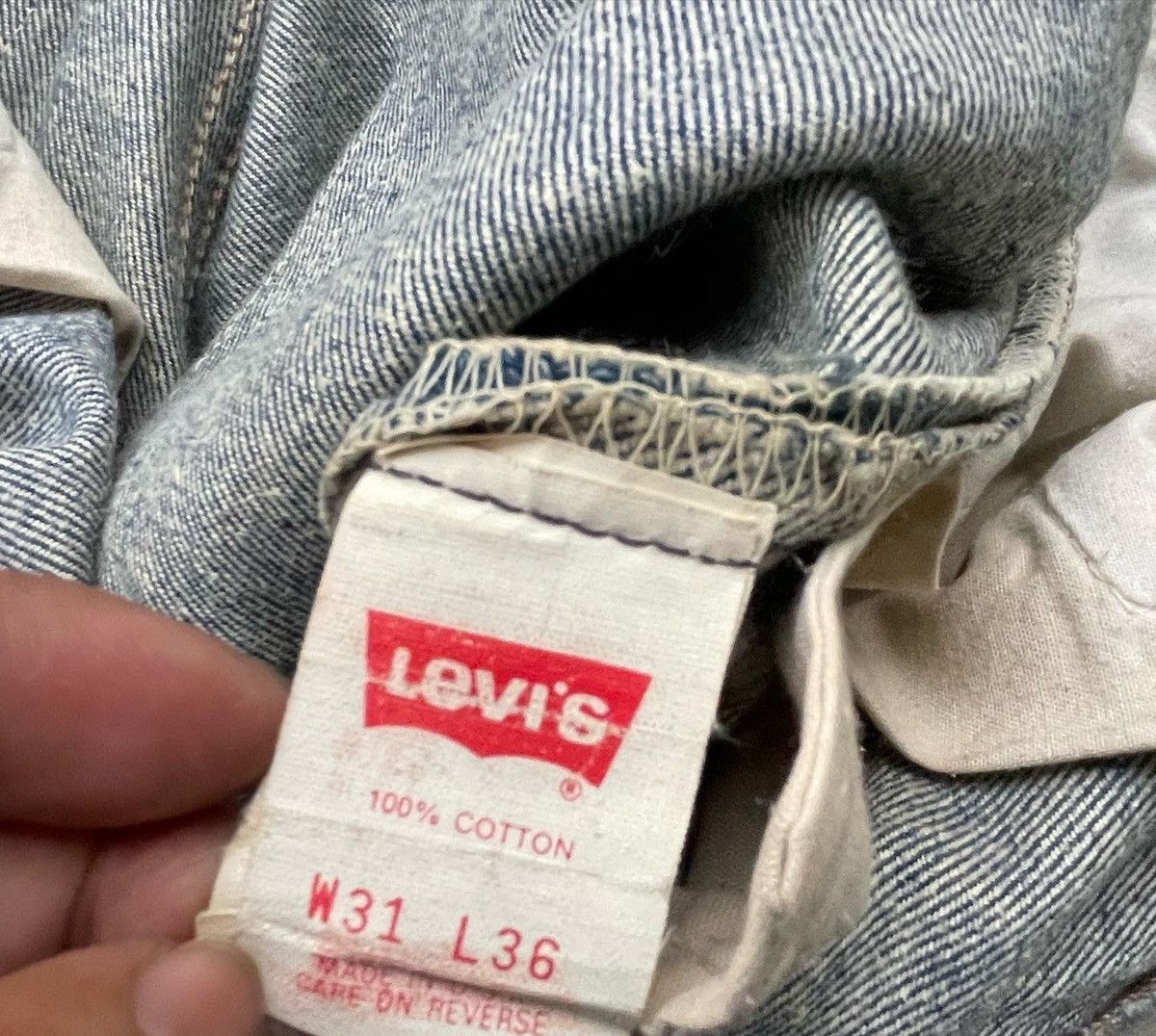 Levi's Vintage Levi’s 501XX e 1993 Usa Denim Size US 31 - 9 Thumbnail