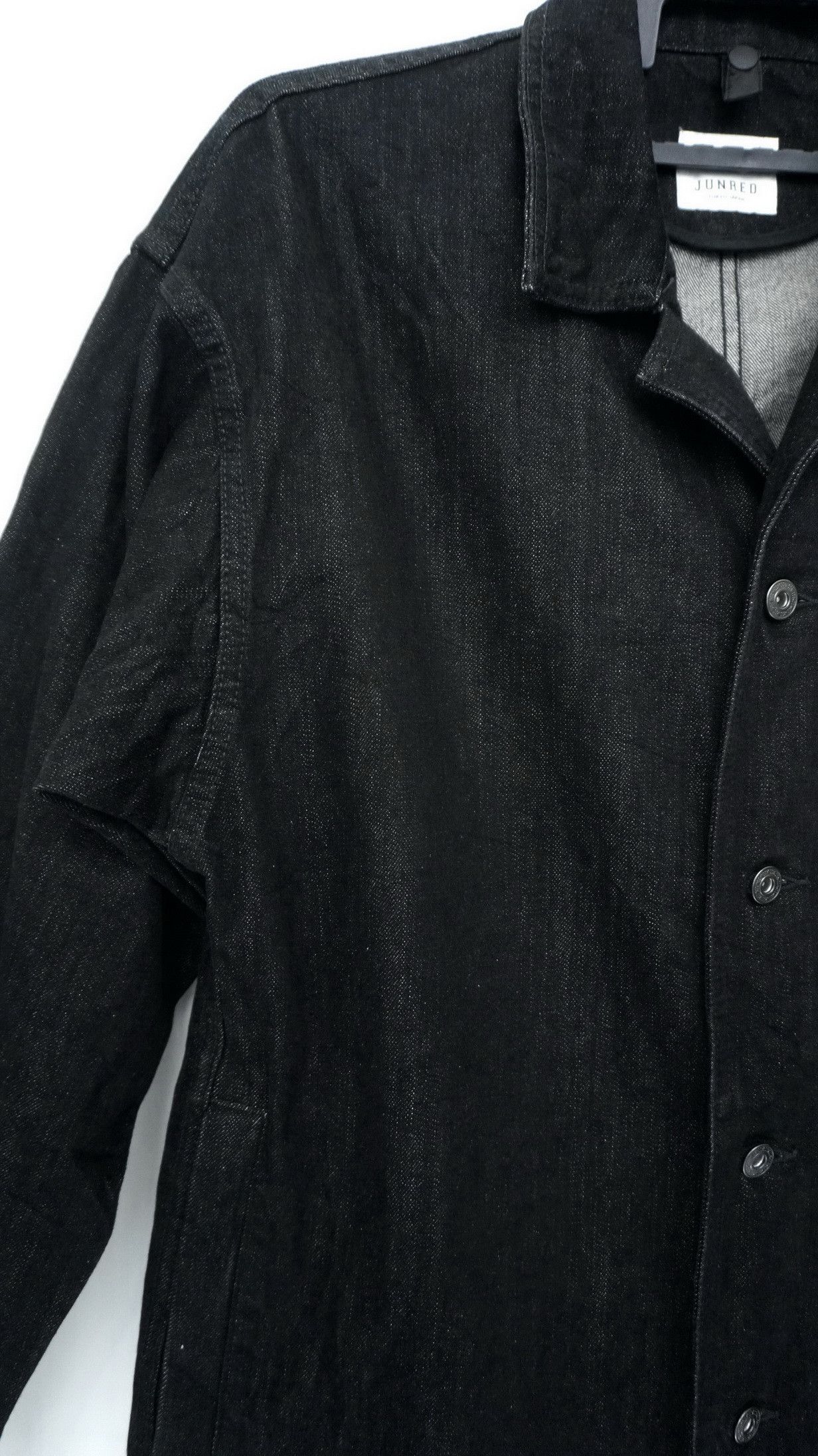 Japanese Brand JUNRED Tokyo Denim Long Coat Size US S / EU 44-46 / 1 - 4 Thumbnail