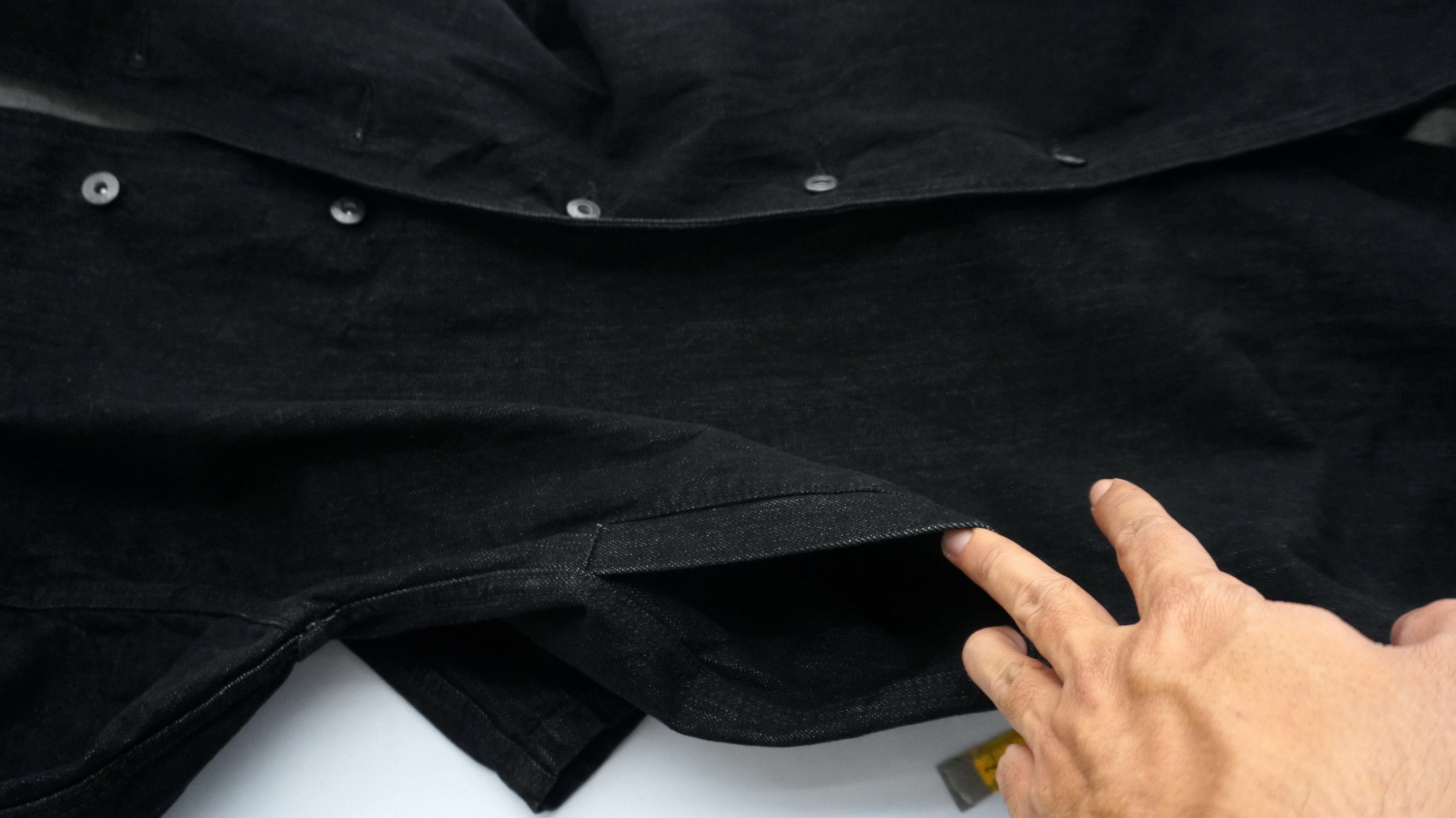 Japanese Brand JUNRED Tokyo Denim Long Coat Size US S / EU 44-46 / 1 - 14 Thumbnail
