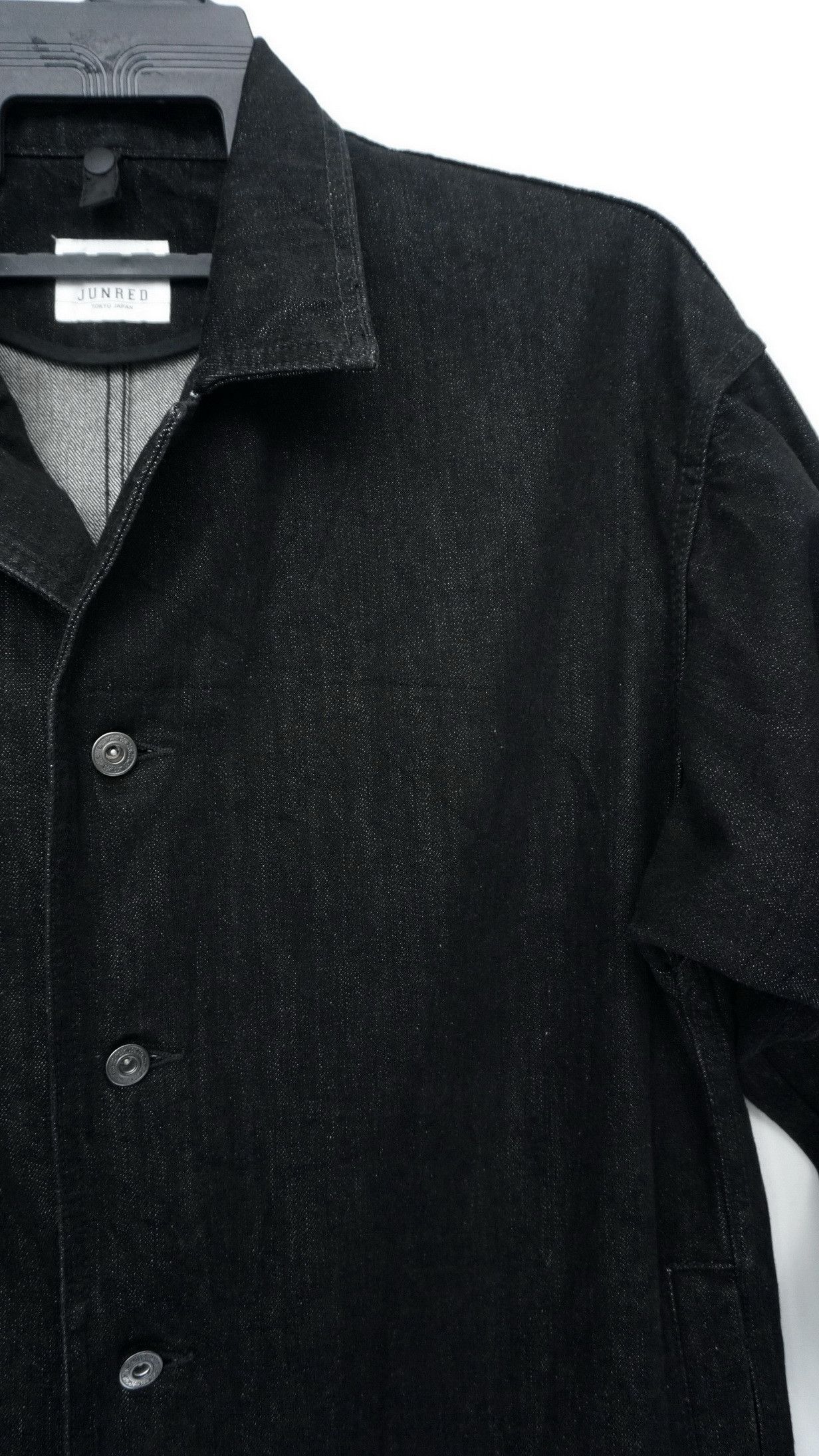 Japanese Brand JUNRED Tokyo Denim Long Coat Size US S / EU 44-46 / 1 - 3 Thumbnail