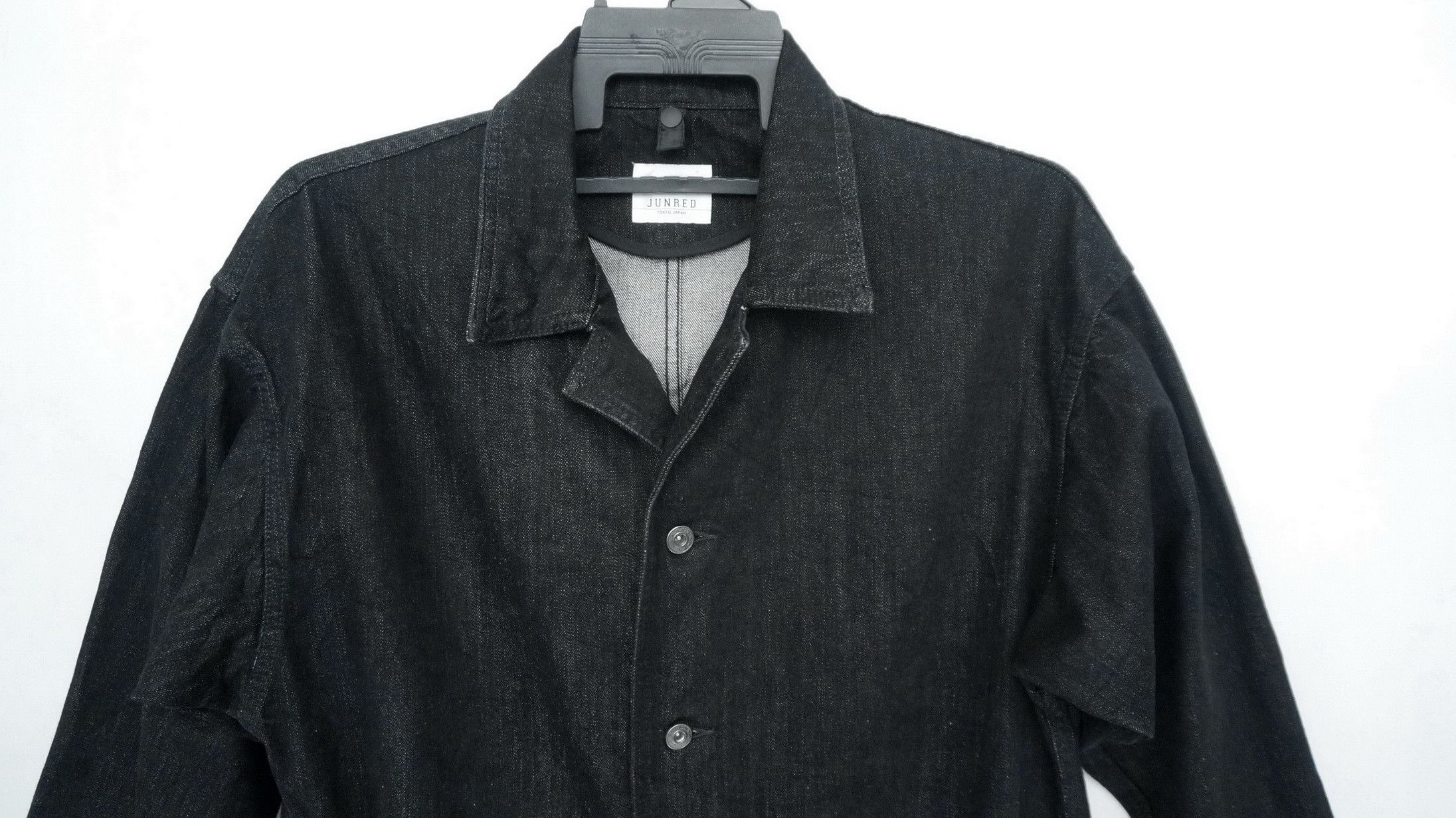 Japanese Brand JUNRED Tokyo Denim Long Coat Size US S / EU 44-46 / 1 - 6 Thumbnail