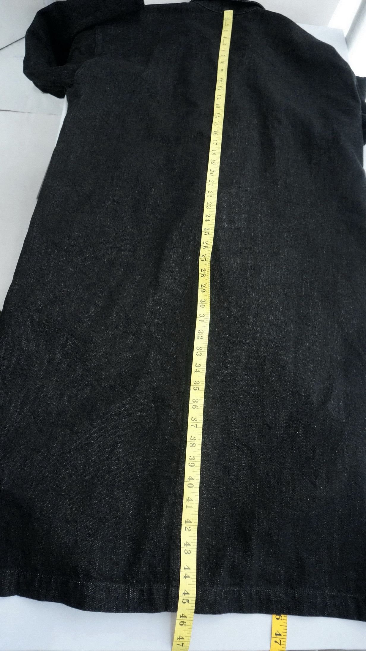 Japanese Brand JUNRED Tokyo Denim Long Coat Size US S / EU 44-46 / 1 - 10 Thumbnail