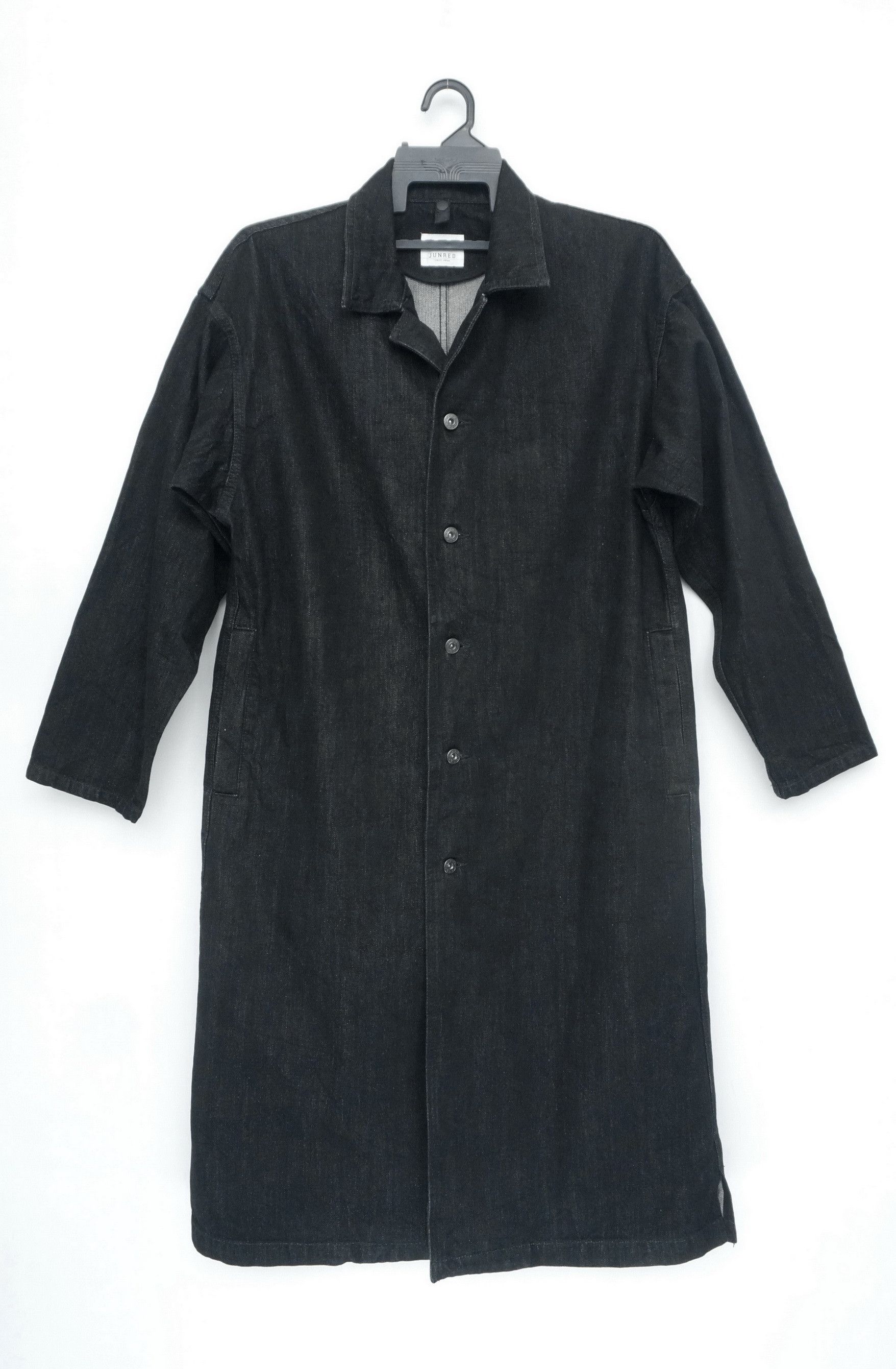 Japanese Brand JUNRED Tokyo Denim Long Coat Size US S / EU 44-46 / 1 - 1 Thumbnail