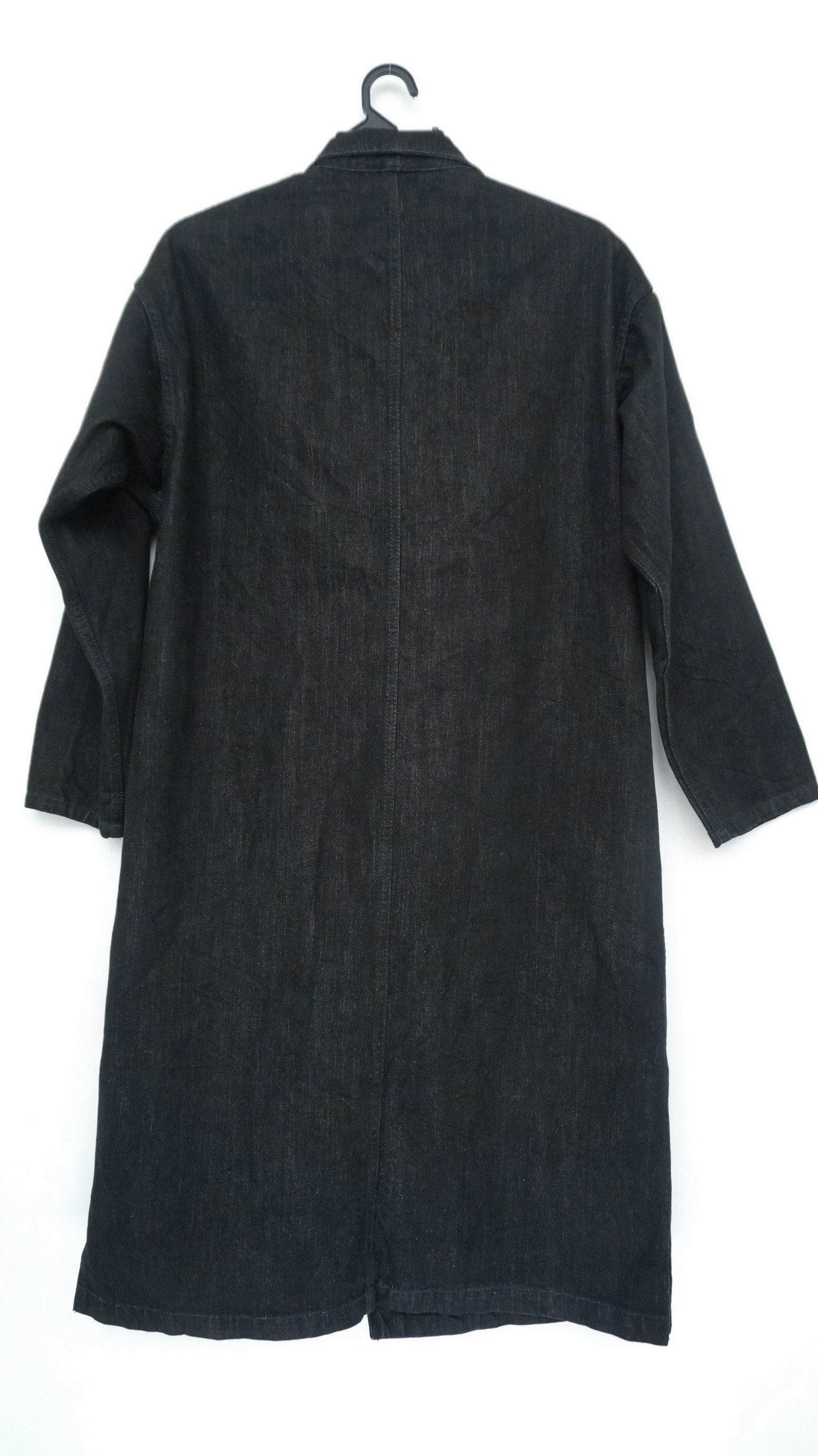 Japanese Brand JUNRED Tokyo Denim Long Coat Size US S / EU 44-46 / 1 - 2 Thumbnail