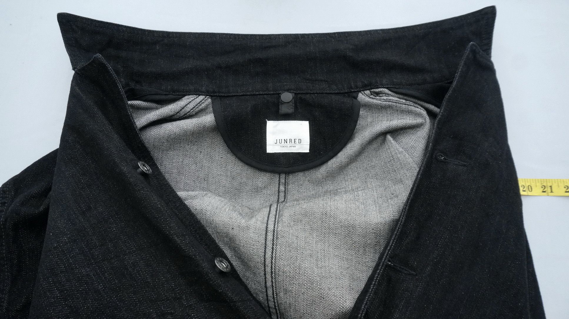 Japanese Brand JUNRED Tokyo Denim Long Coat Size US S / EU 44-46 / 1 - 13 Thumbnail