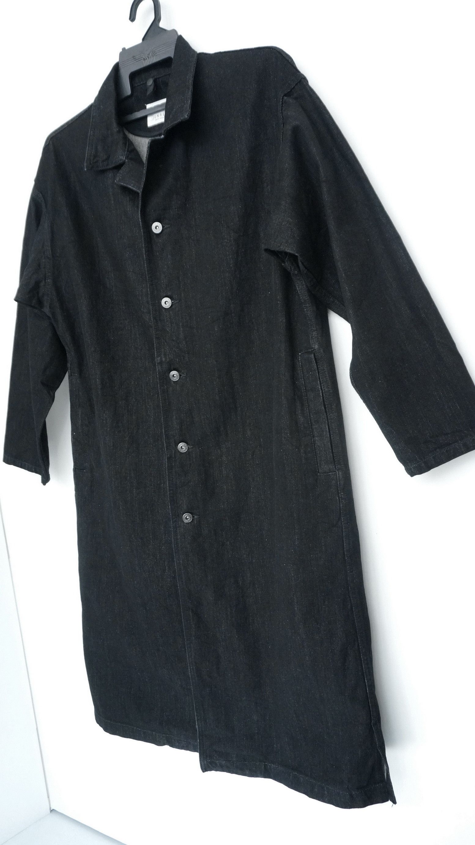 Japanese Brand JUNRED Tokyo Denim Long Coat Size US S / EU 44-46 / 1 - 8 Thumbnail