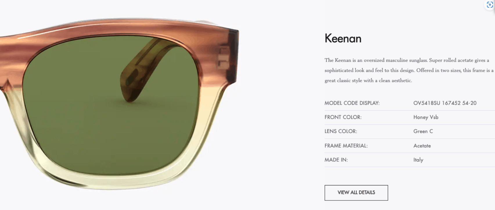 Oliver Peoples KEENAN 51 mm Size ONE SIZE - 5 Thumbnail
