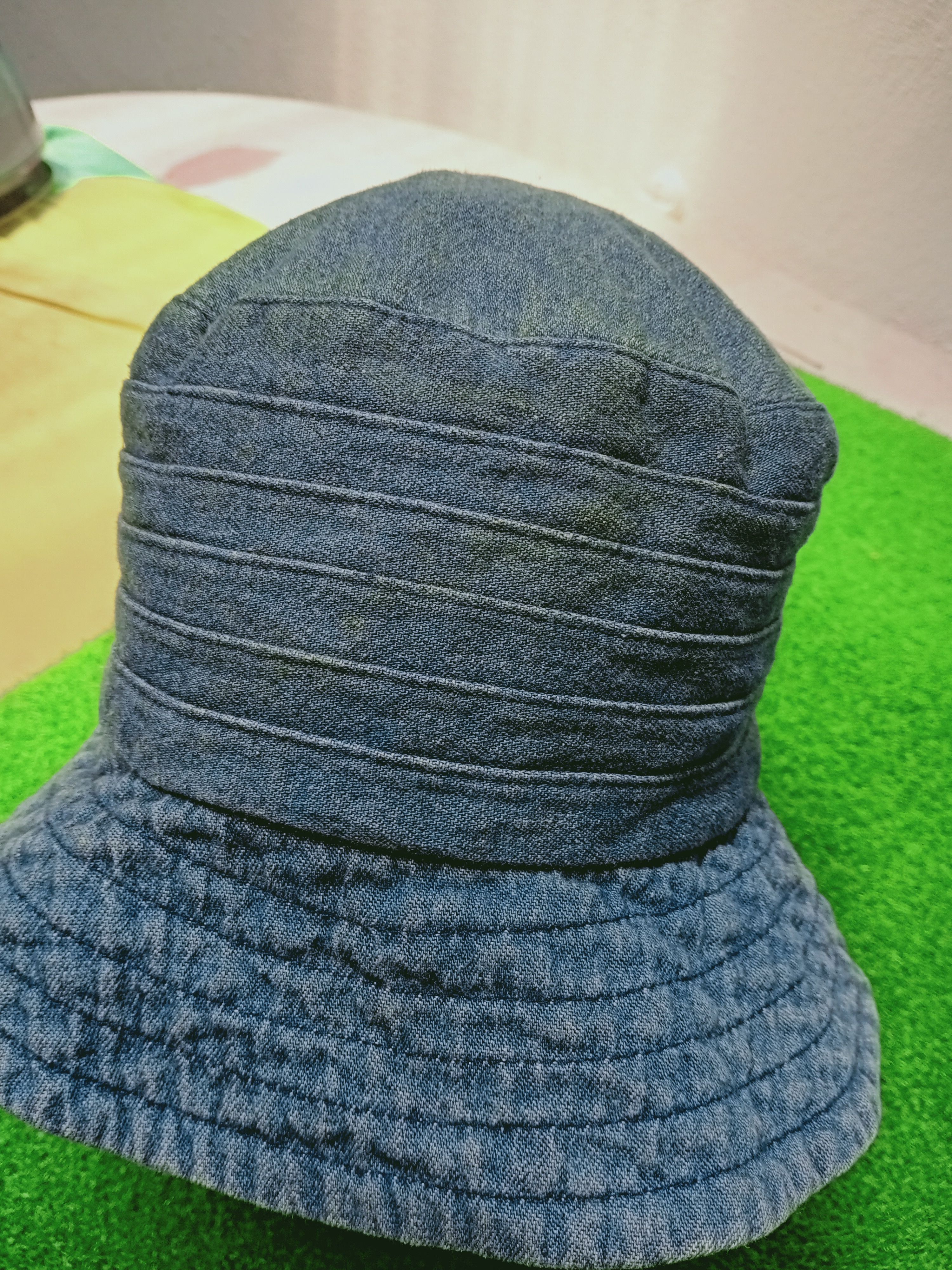 Japanese Brand × Vintage Vintage Japanese Blue Denim Bucket Hat Size ONE SIZE - 6 Thumbnail