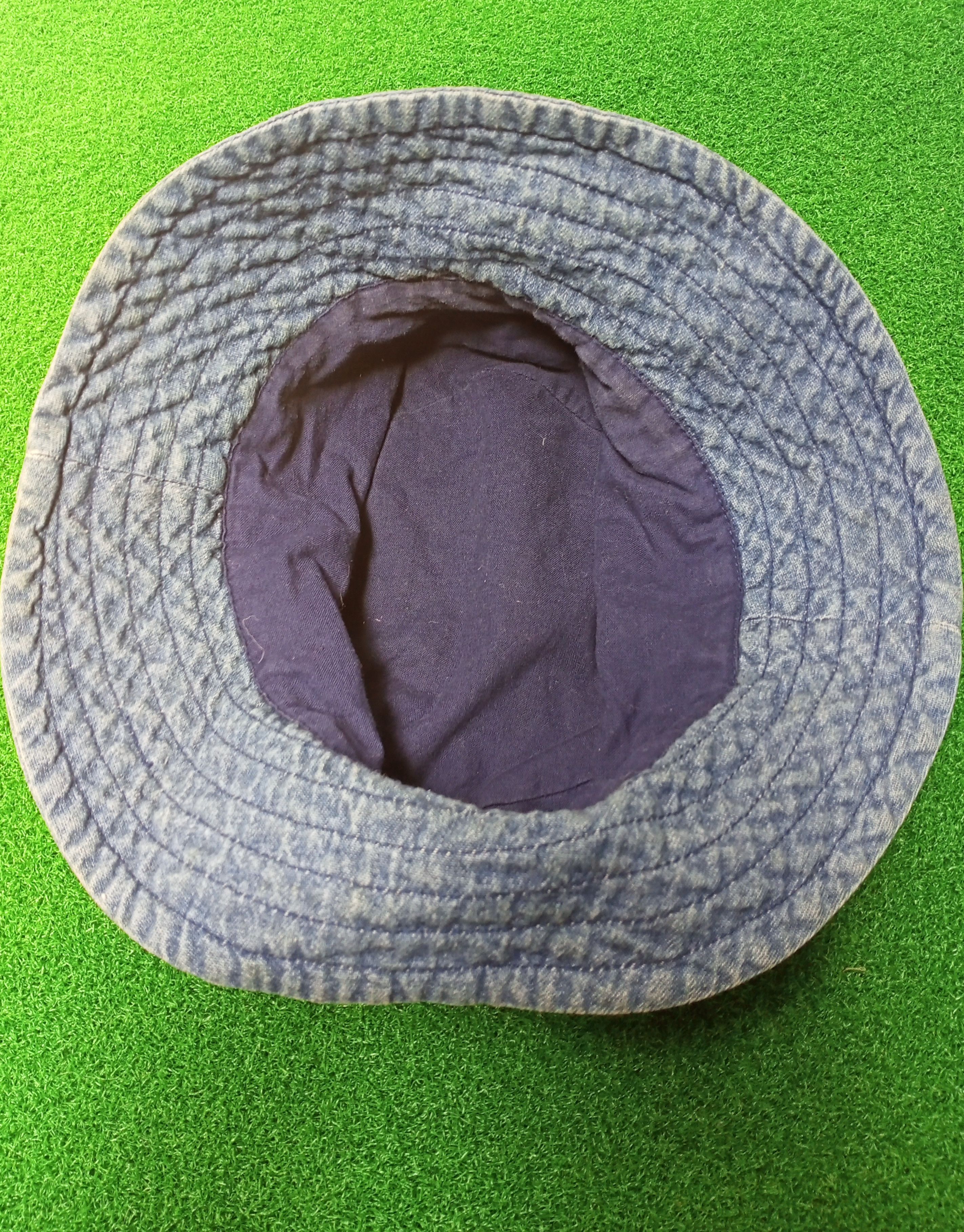 Japanese Brand × Vintage Vintage Japanese Blue Denim Bucket Hat Size ONE SIZE - 7 Thumbnail