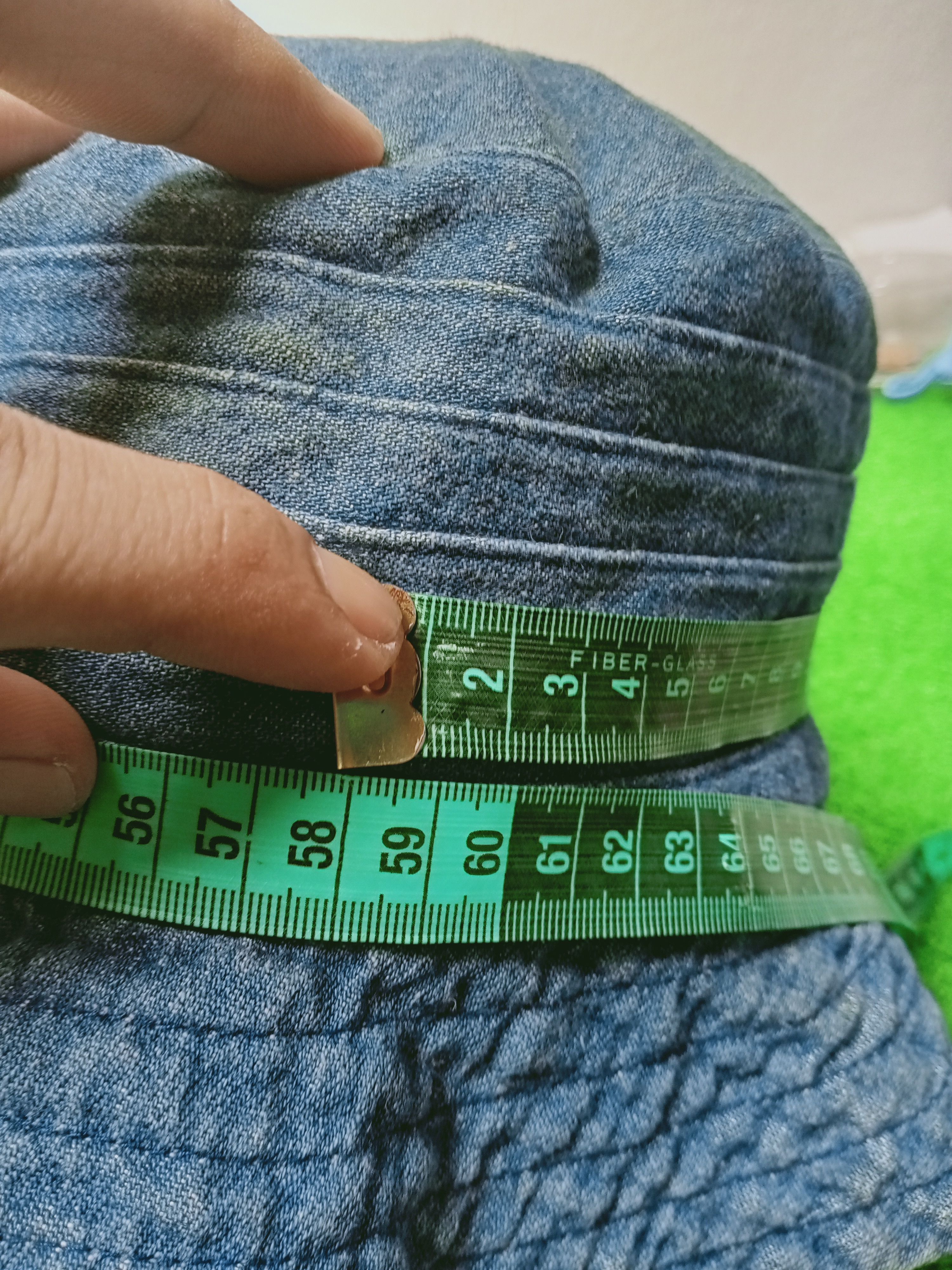 Japanese Brand × Vintage Vintage Japanese Blue Denim Bucket Hat Size ONE SIZE - 8 Thumbnail