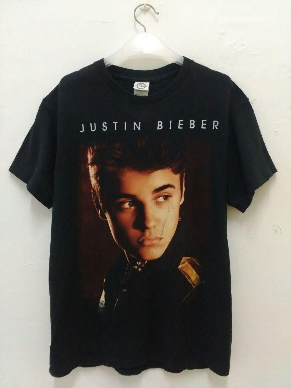Band Tees × Vintage VTG JUSTIN BIEBER 2012/2013 TOUR T SHIRT Size US M / EU 48-50 / 2 - 2 Thumbnail