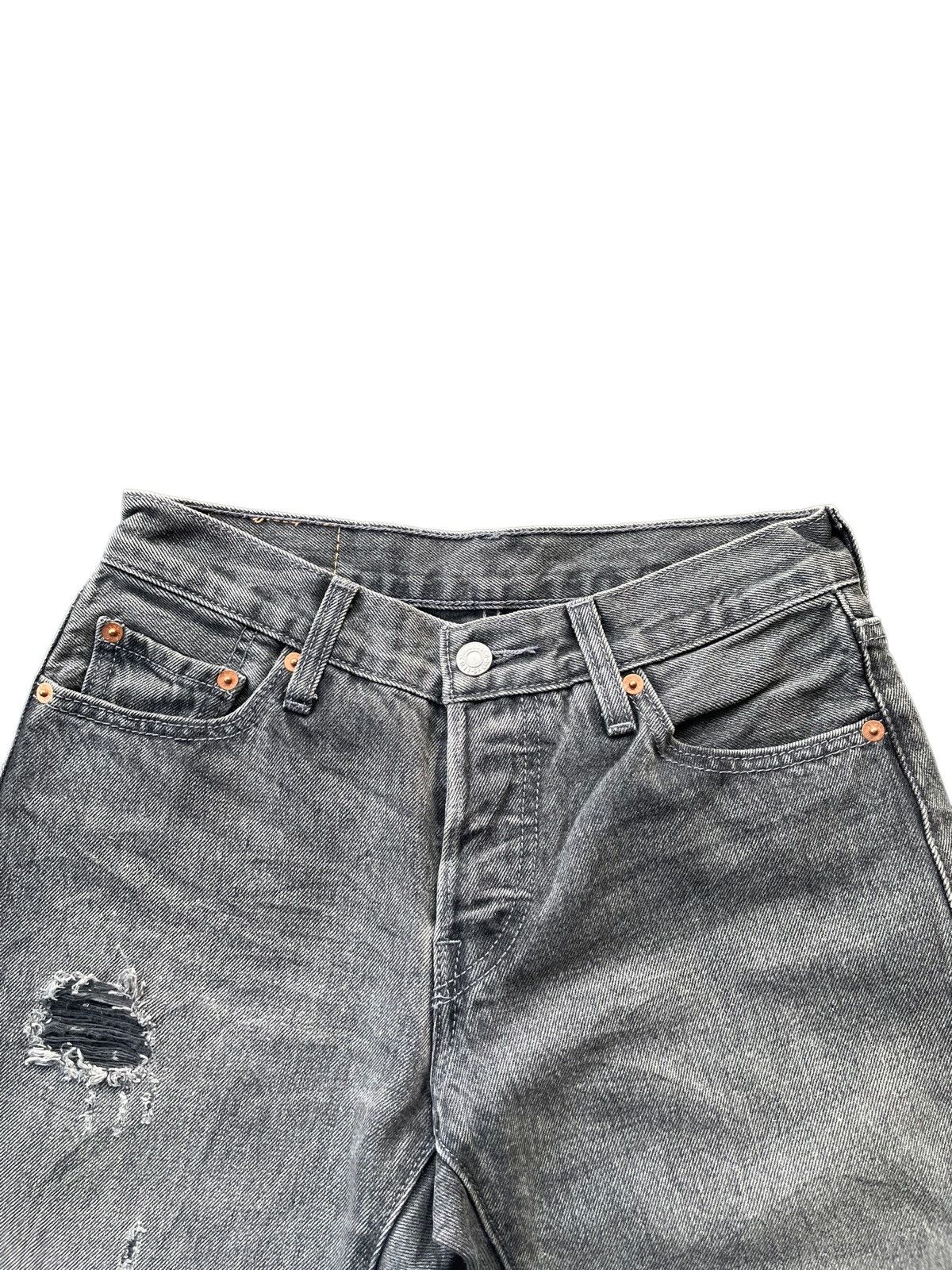 Levi's Levis 501 e Slim Distresed Jeans Size US 28 / EU 44 - 6 Thumbnail
