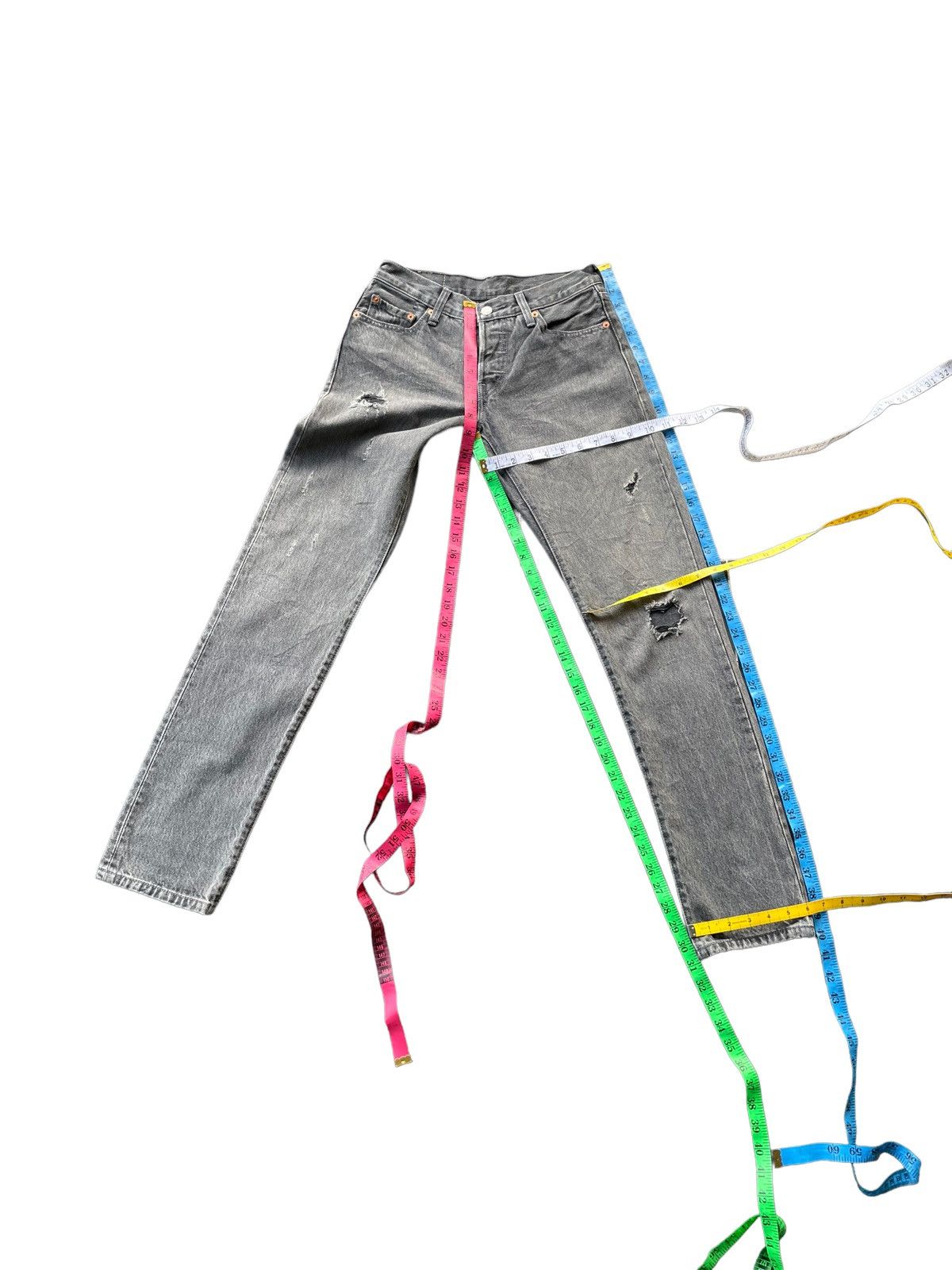 Levi's Levis 501 e Slim Distresed Jeans Size US 28 / EU 44 - 19 Thumbnail