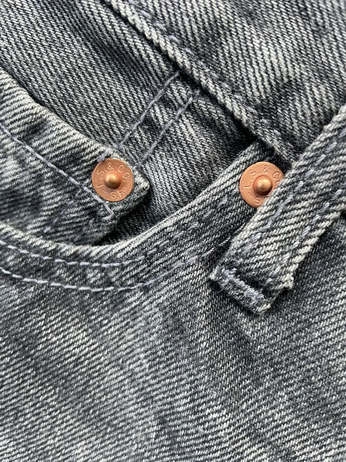 Levi's Levis 501 e Slim Distresed Jeans Size US 28 / EU 44 - 15 Thumbnail