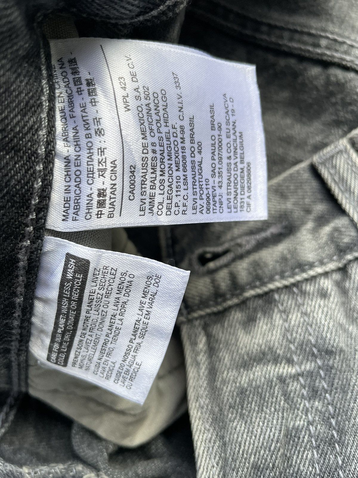 Levi's Levis 501 e Slim Distresed Jeans Size US 28 / EU 44 - 13 Thumbnail