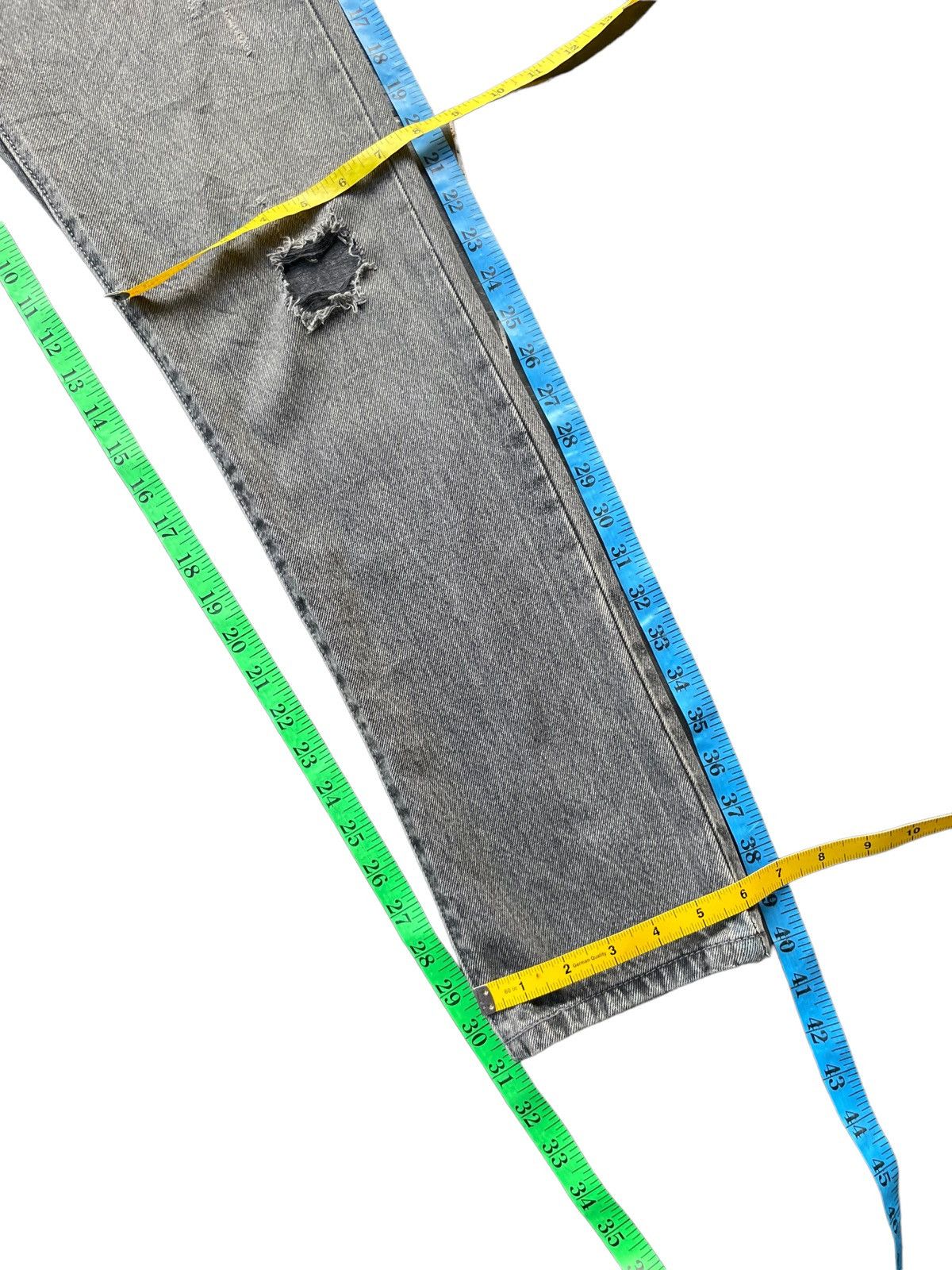 Levi's Levis 501 e Slim Distresed Jeans Size US 28 / EU 44 - 20 Thumbnail