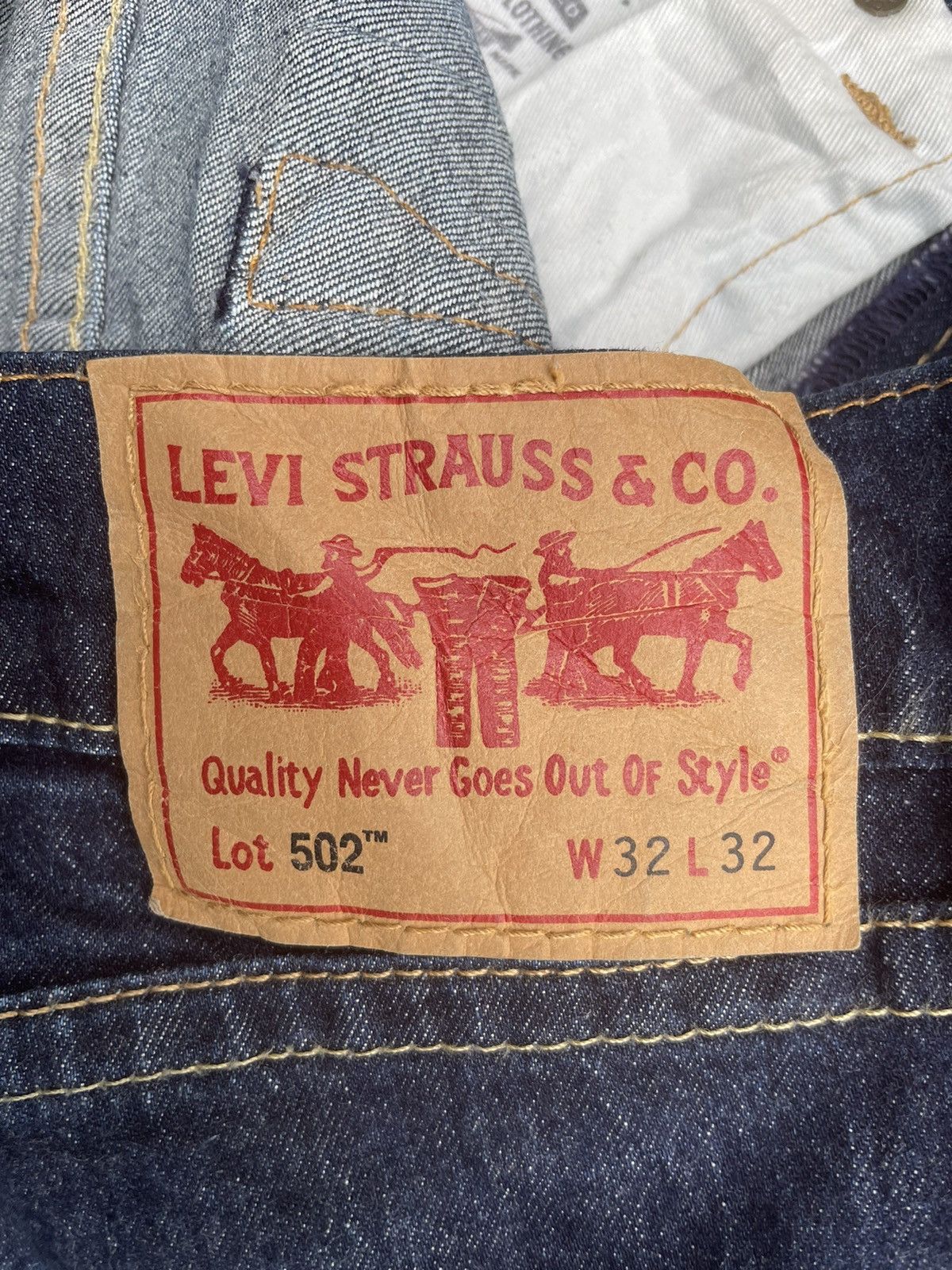 Levi's Levis 502 E Non Selvedge Size US 33 - 10 Thumbnail
